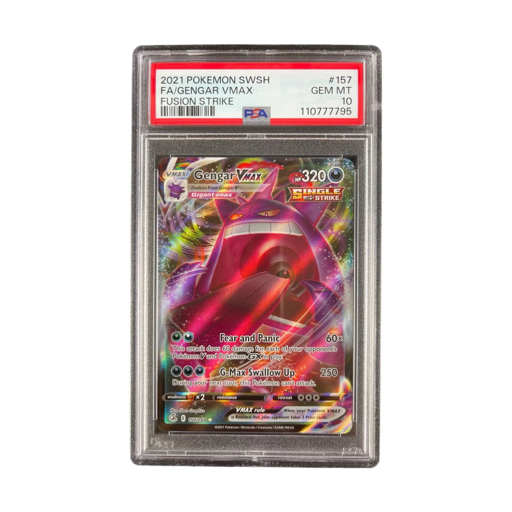 Gengar Vmax 157/264 - PSA 10 – collectd