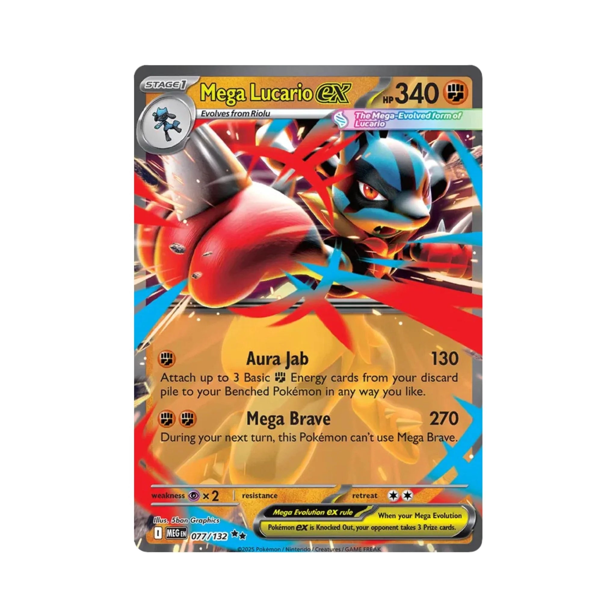 Mega Lucario EX 77/132