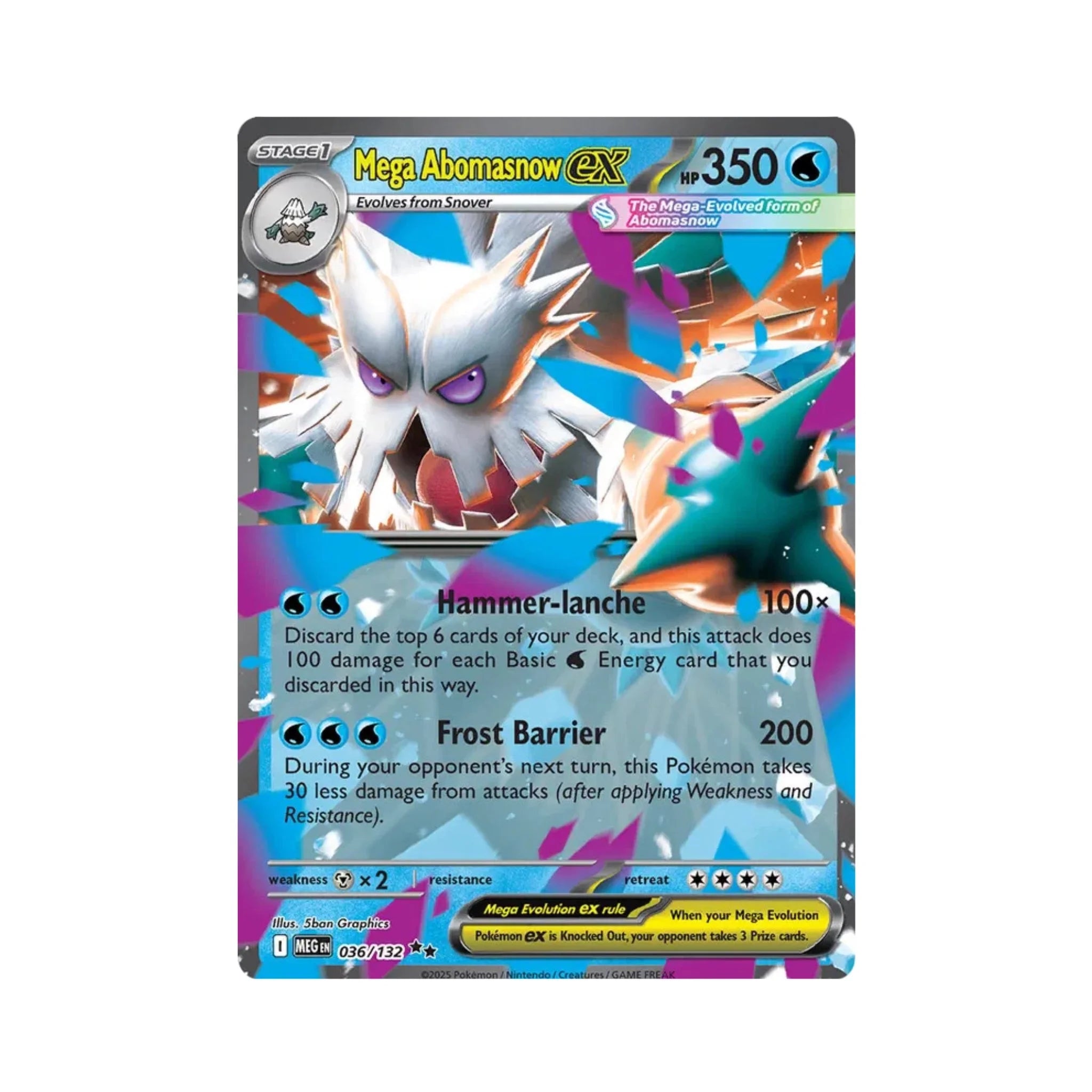 Mega Abomasnow EX 36/132