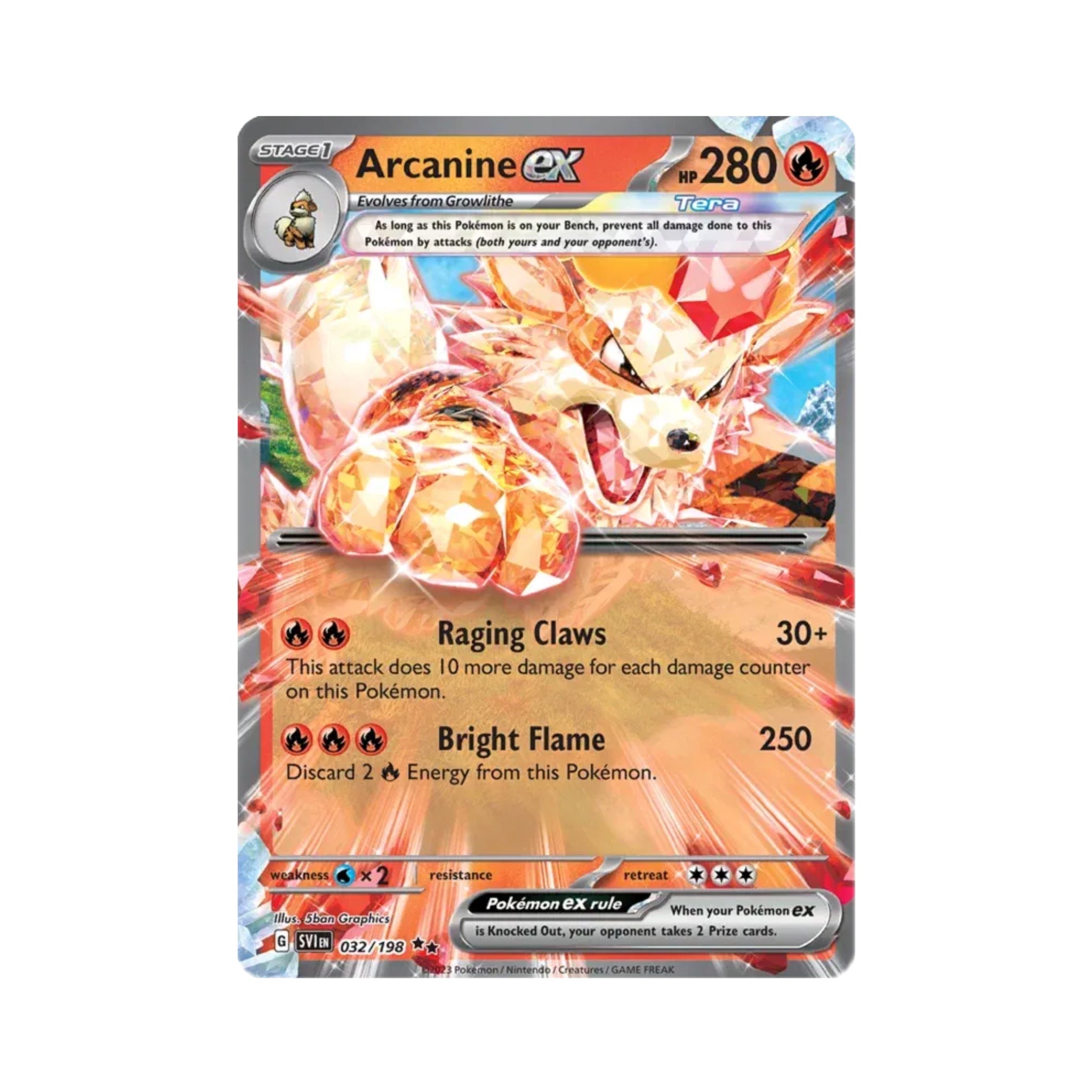 Arcanine ex 032/198