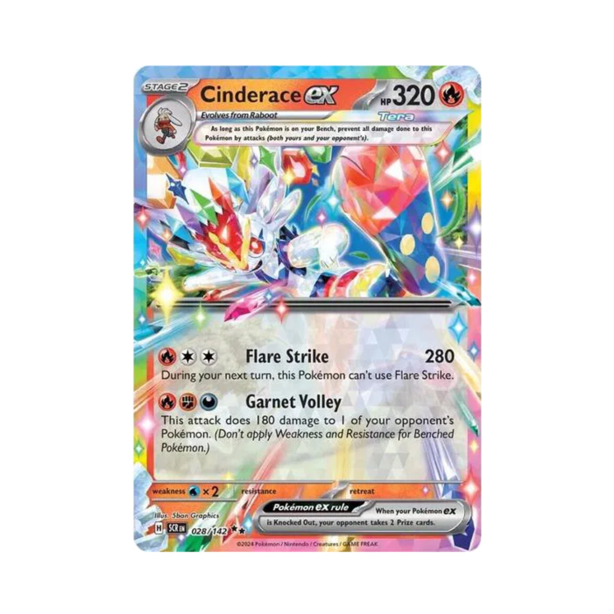 Cinderace ex 028/142