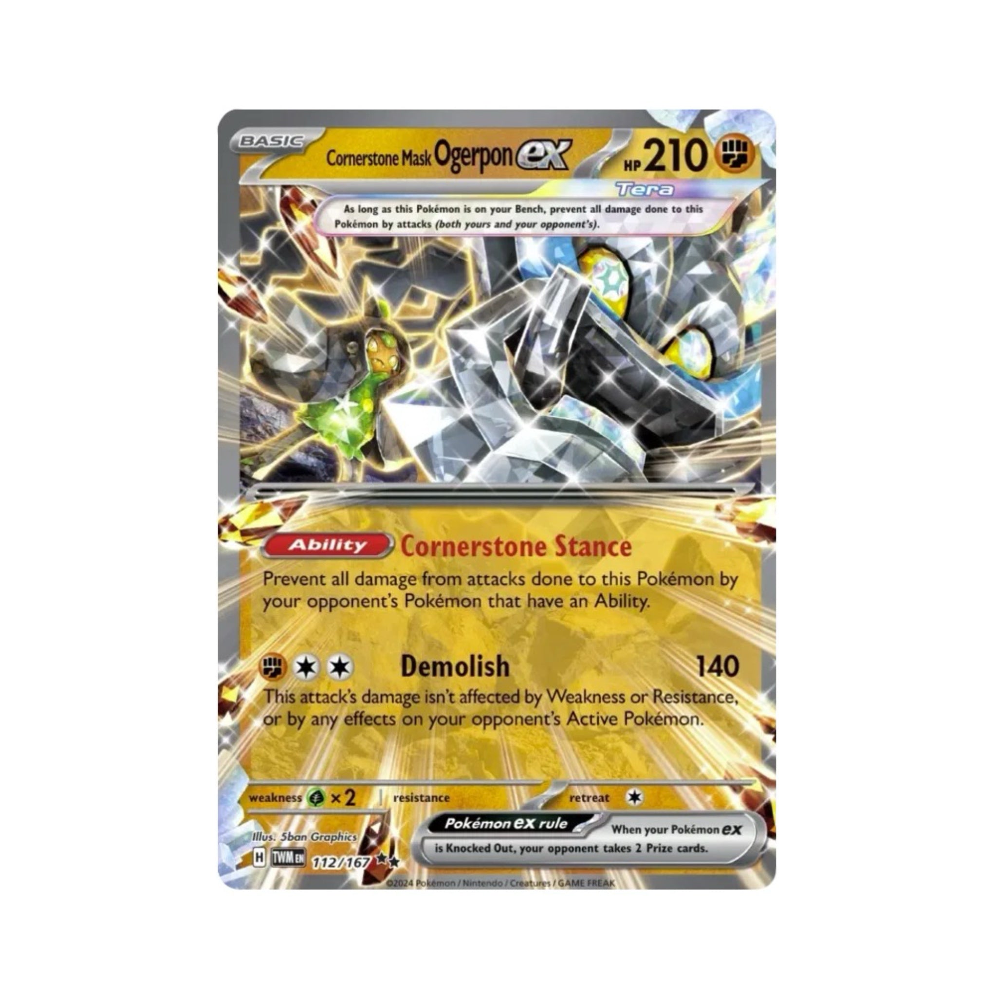 Cornerstone Mask Ogerpon ex 112/167