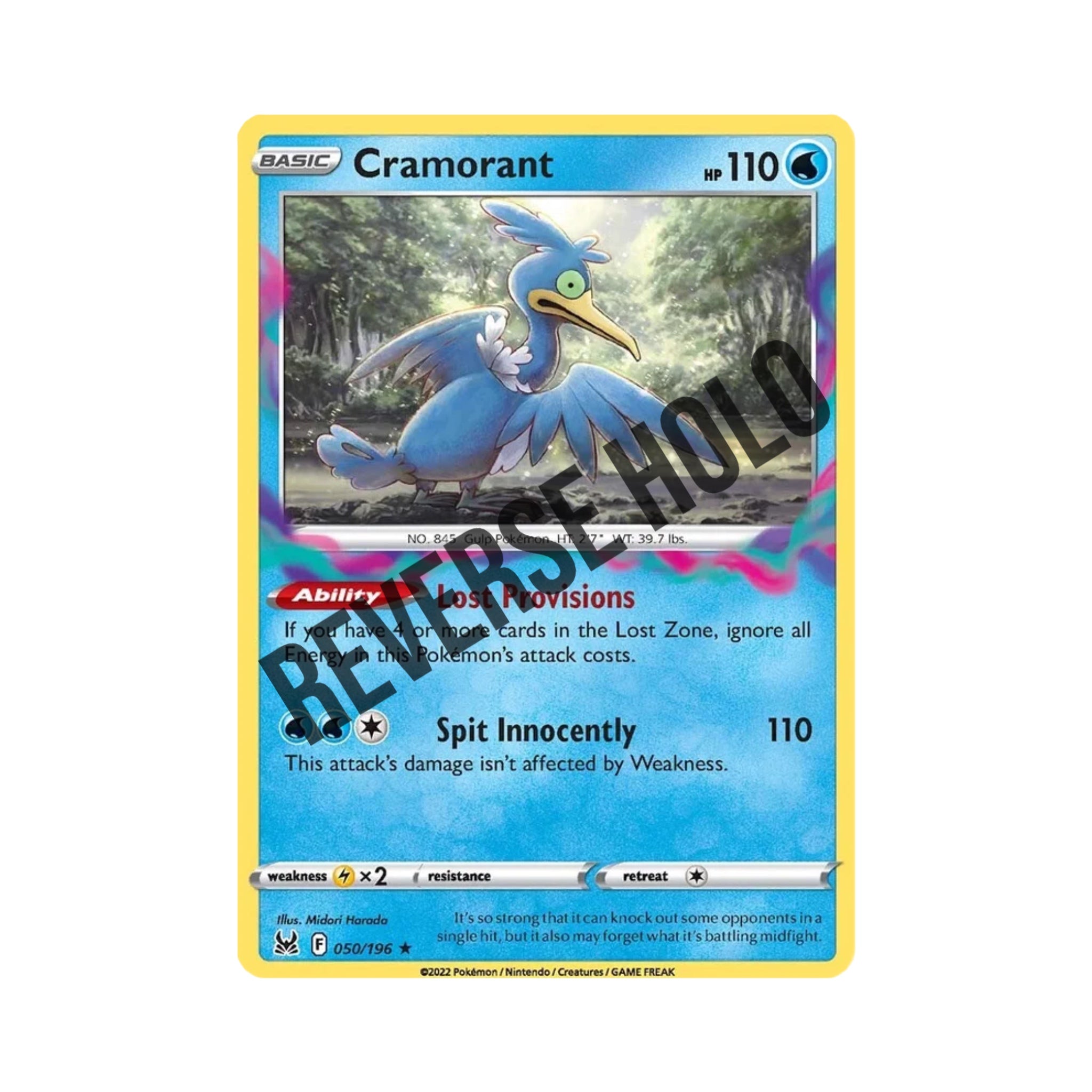 Cramorant (Reverse Holo) 050/196