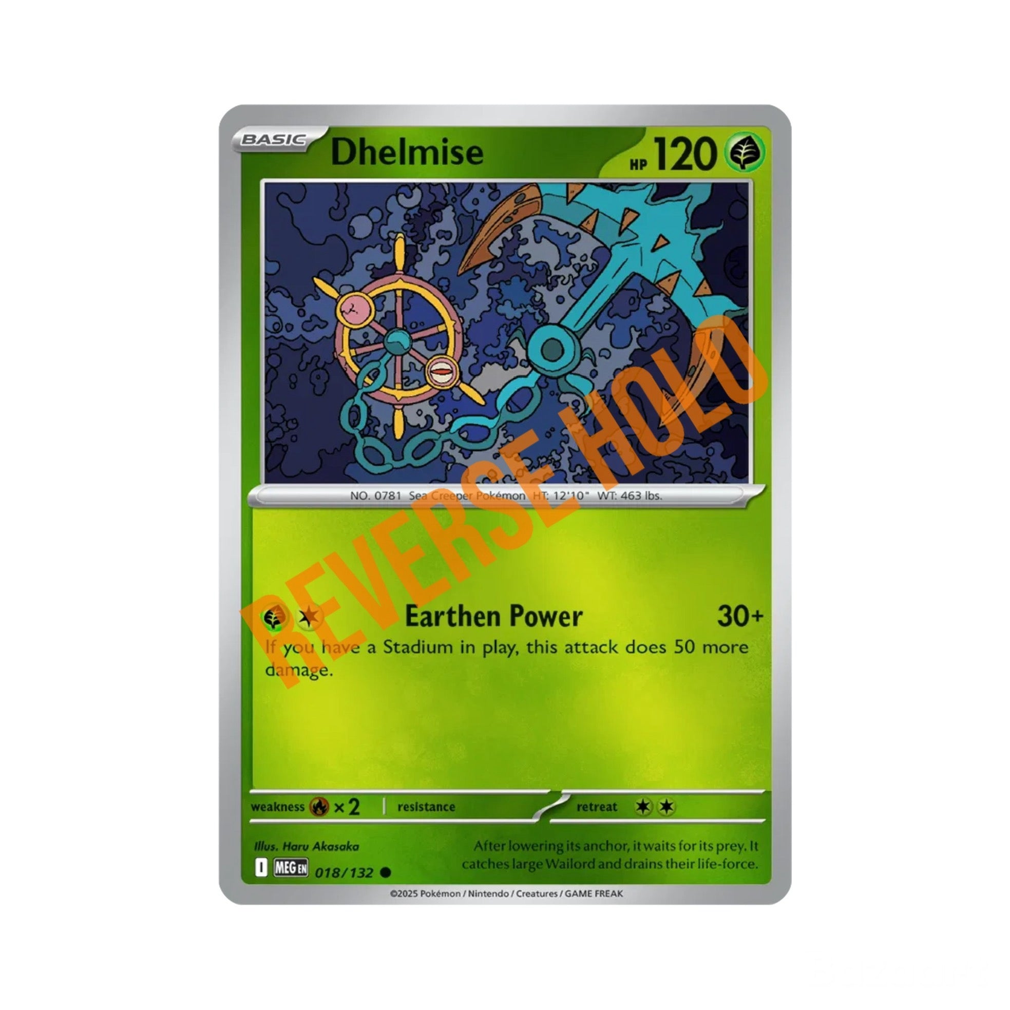 Dhelmise (Reverse Holo) 018/132