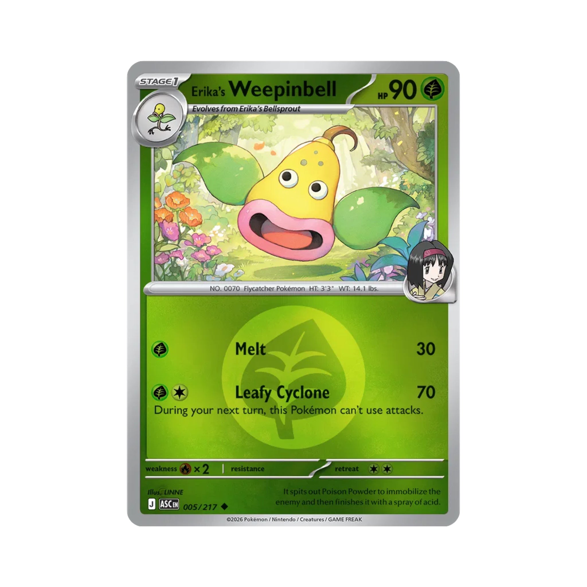 Erika's Weepinbell (Energy Symbol Pattern) 005/217