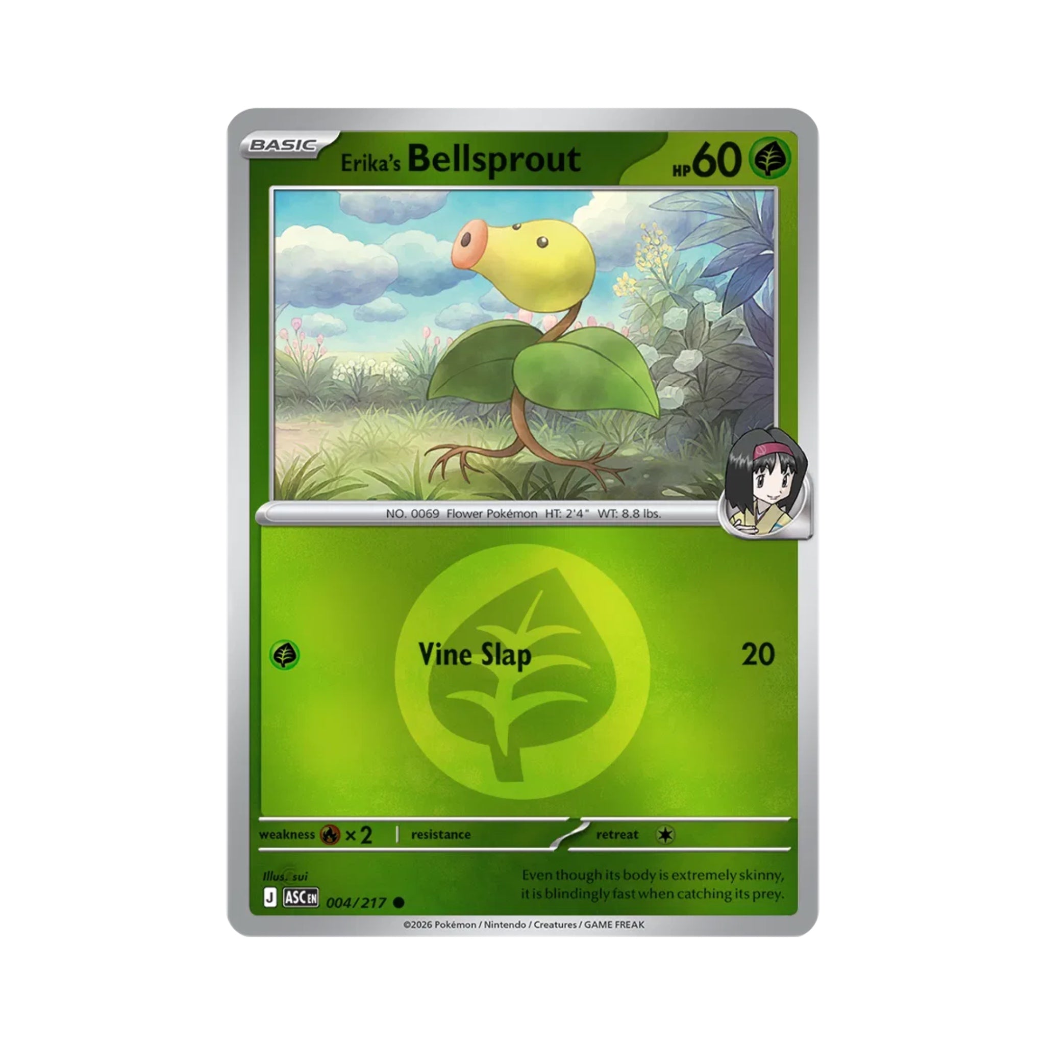 Erika's Bellsprout (Energy Symbol Pattern) 004/217