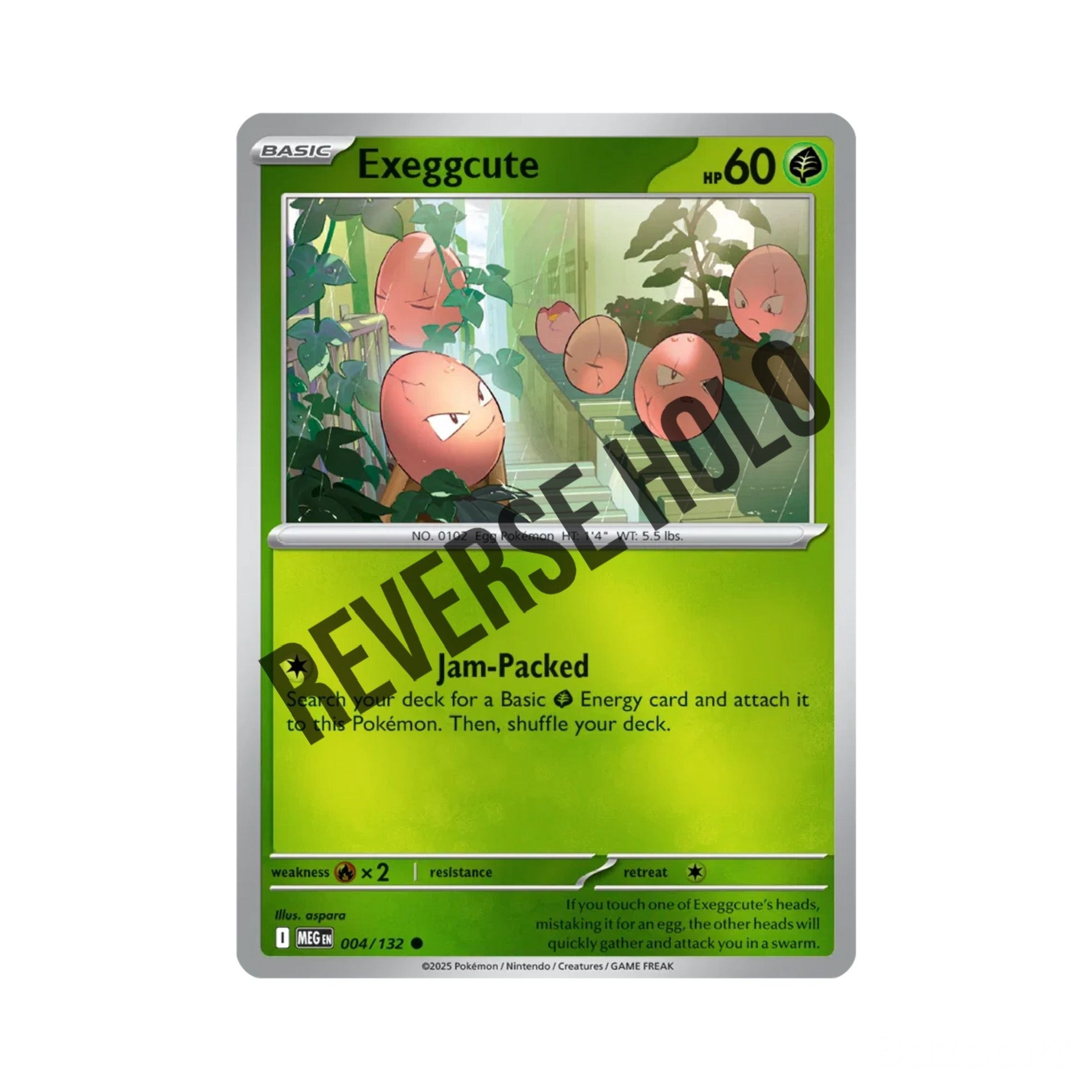 Exeggcute (Reverse Holo) 004/132