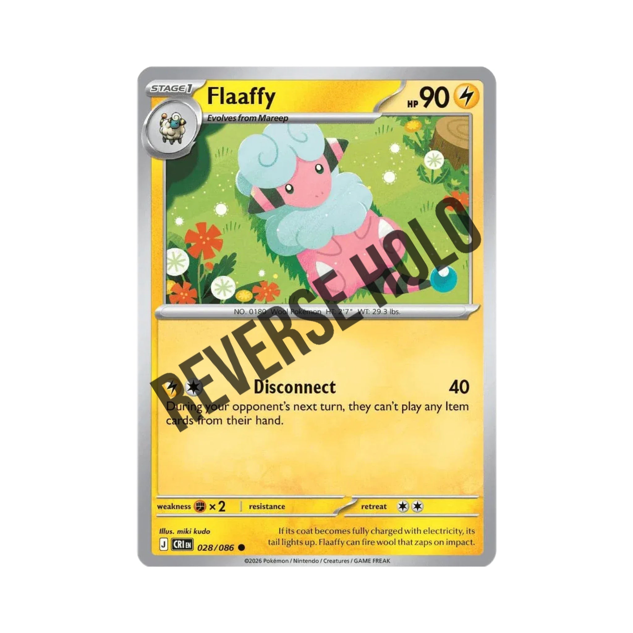 Flaaffy (Reverse Holo) 028/086