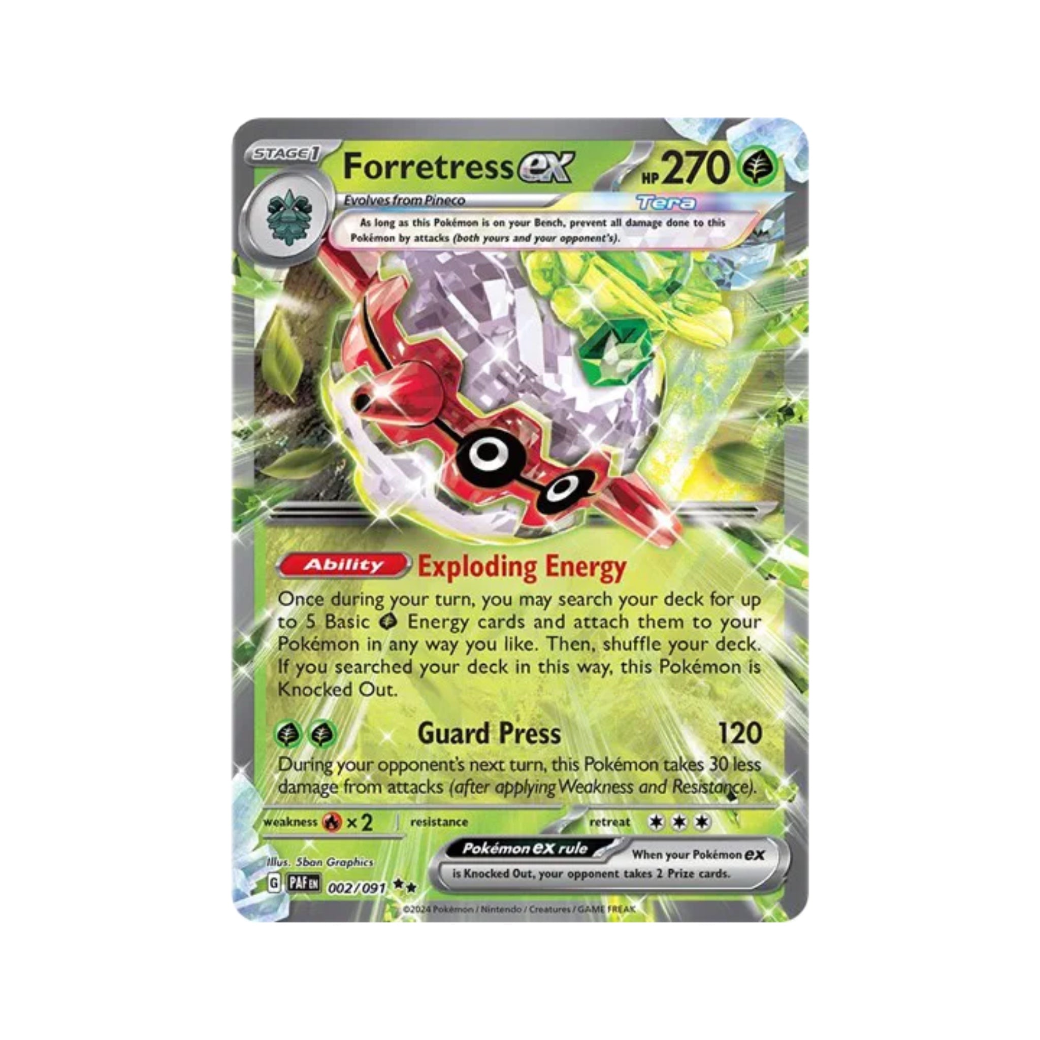 Forretress ex 002/091