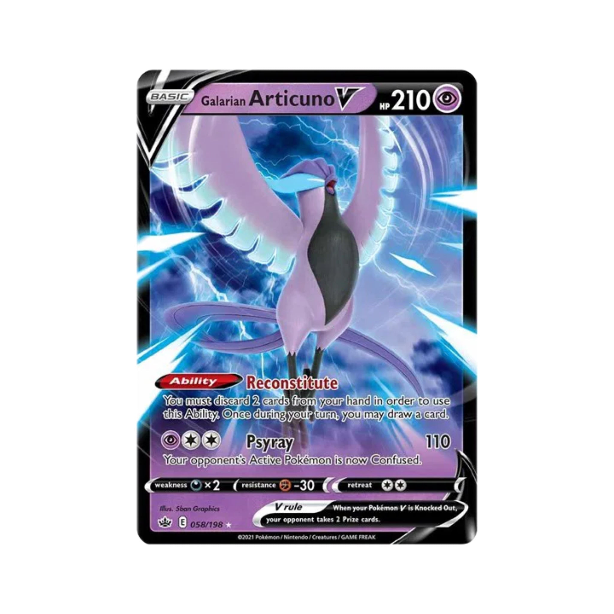 Galarian Articuno V 058/198