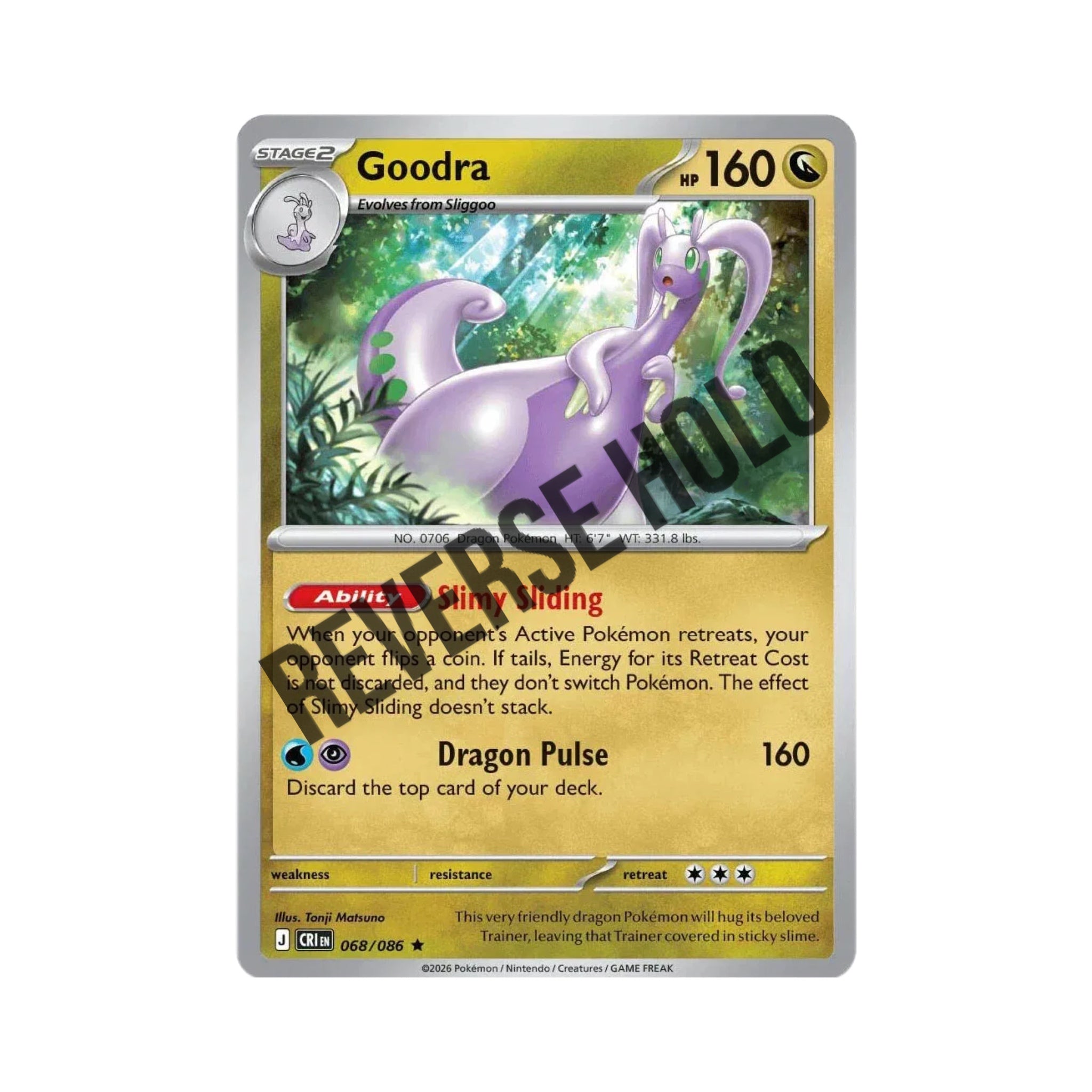 Goodra (Reverse Holo) 068/086