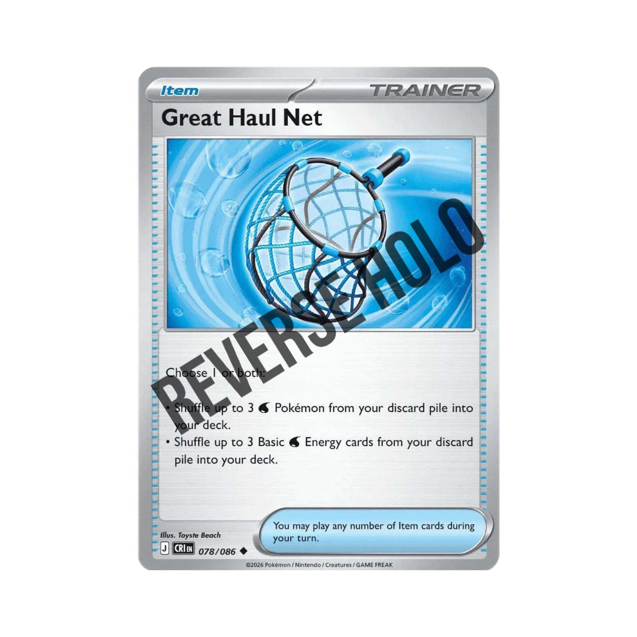 Great Haul Net (Reverse Holo) 078/086