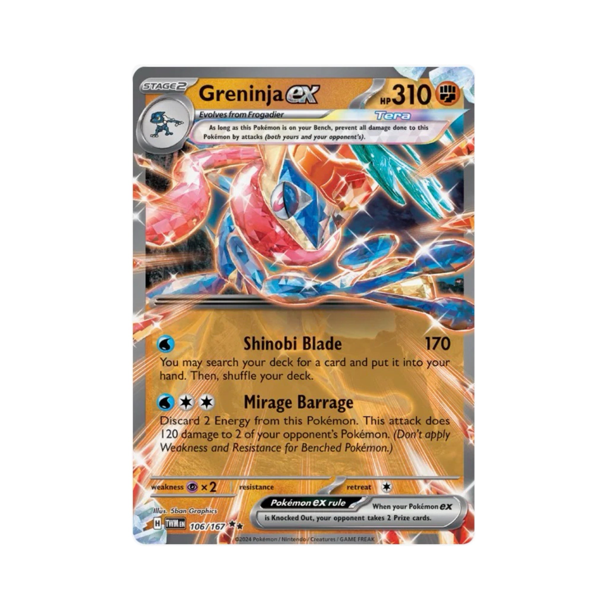 Greninja ex 106/167