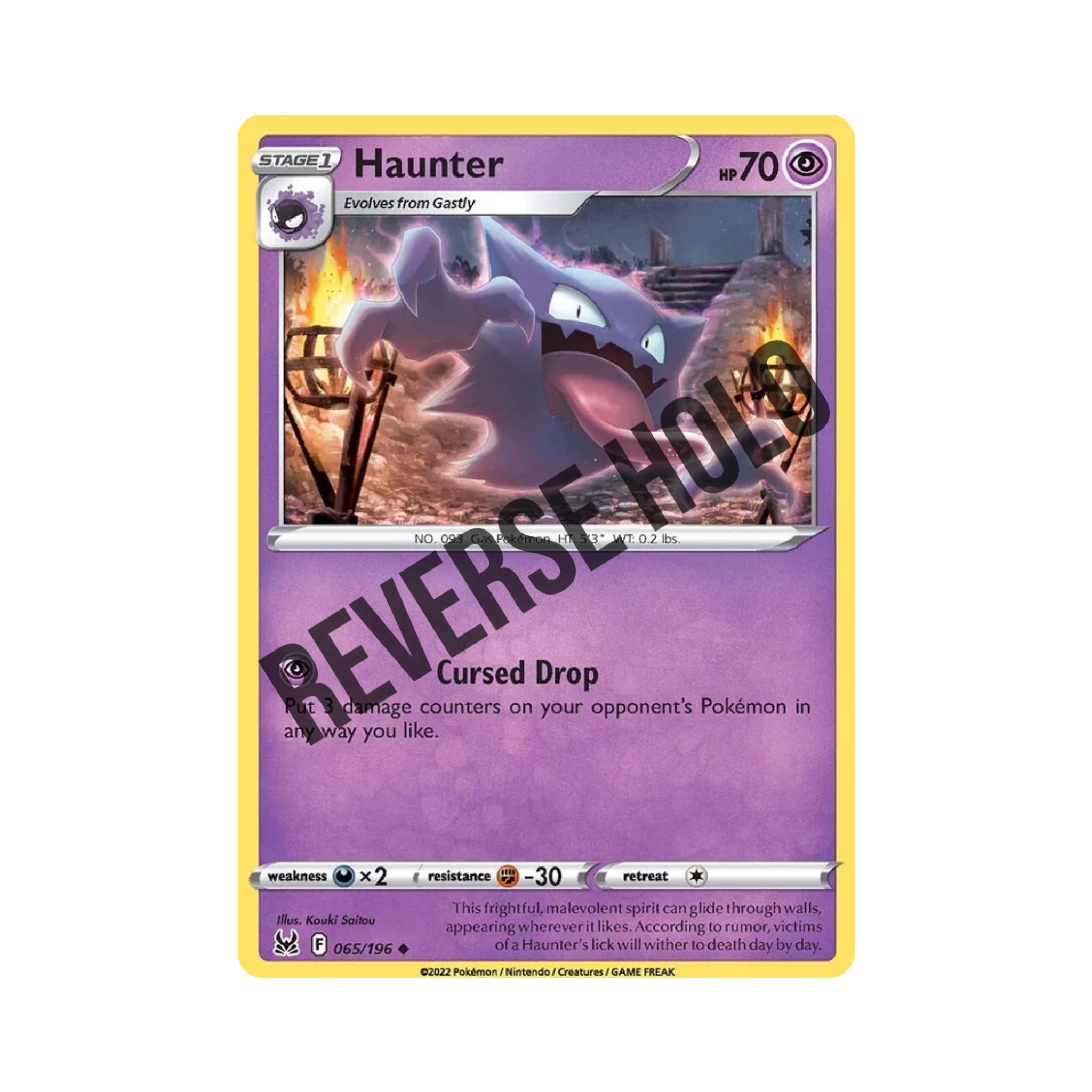 Haunter (Reverse Holo) 065/196