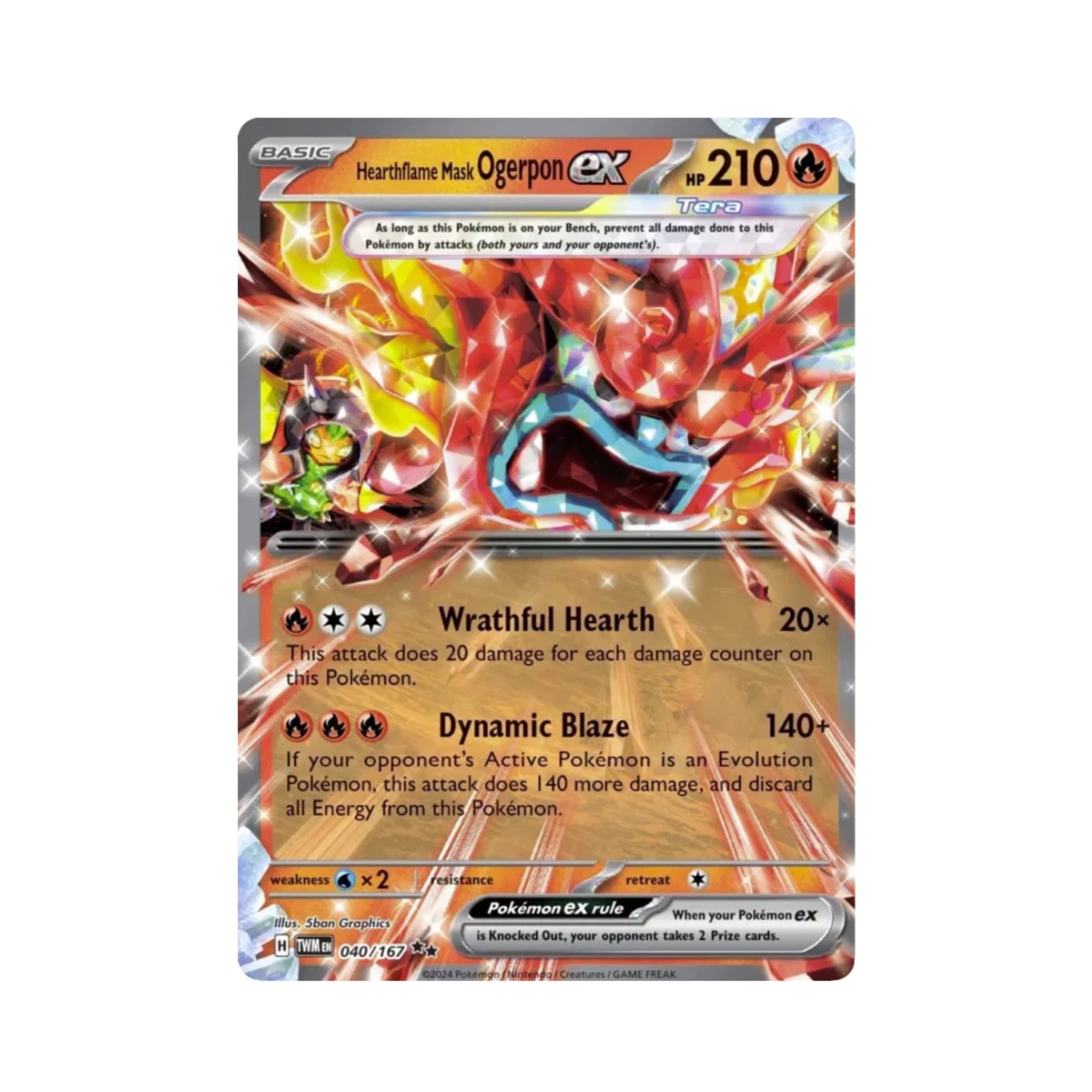 Heartflame Mask Ogerpon ex 40/167