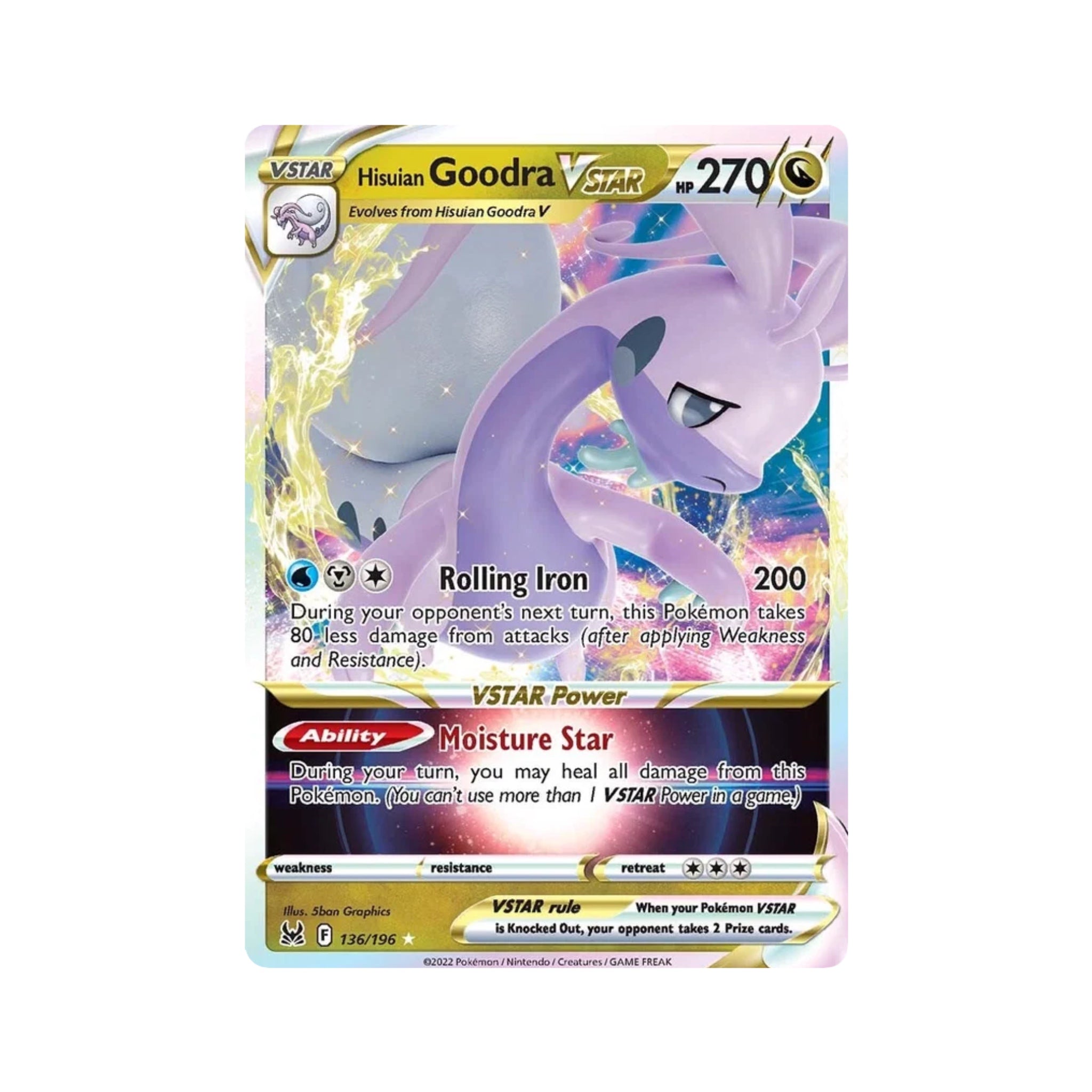 Hisuian Goodra VSTAR 136/196