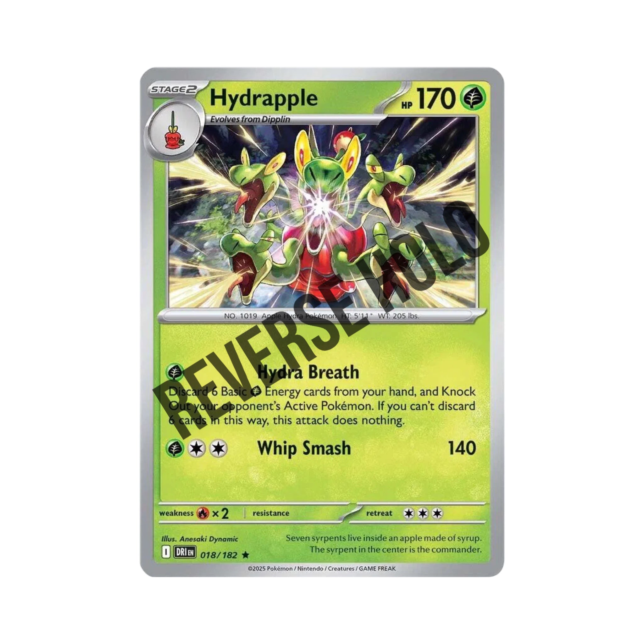 Hydrapple (Reverse Holo) 018/182