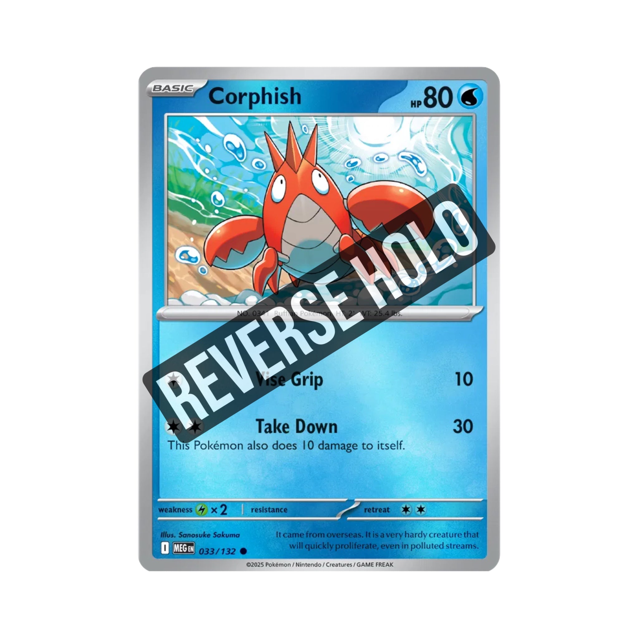 Corphish (Reverse Holo) 033/132