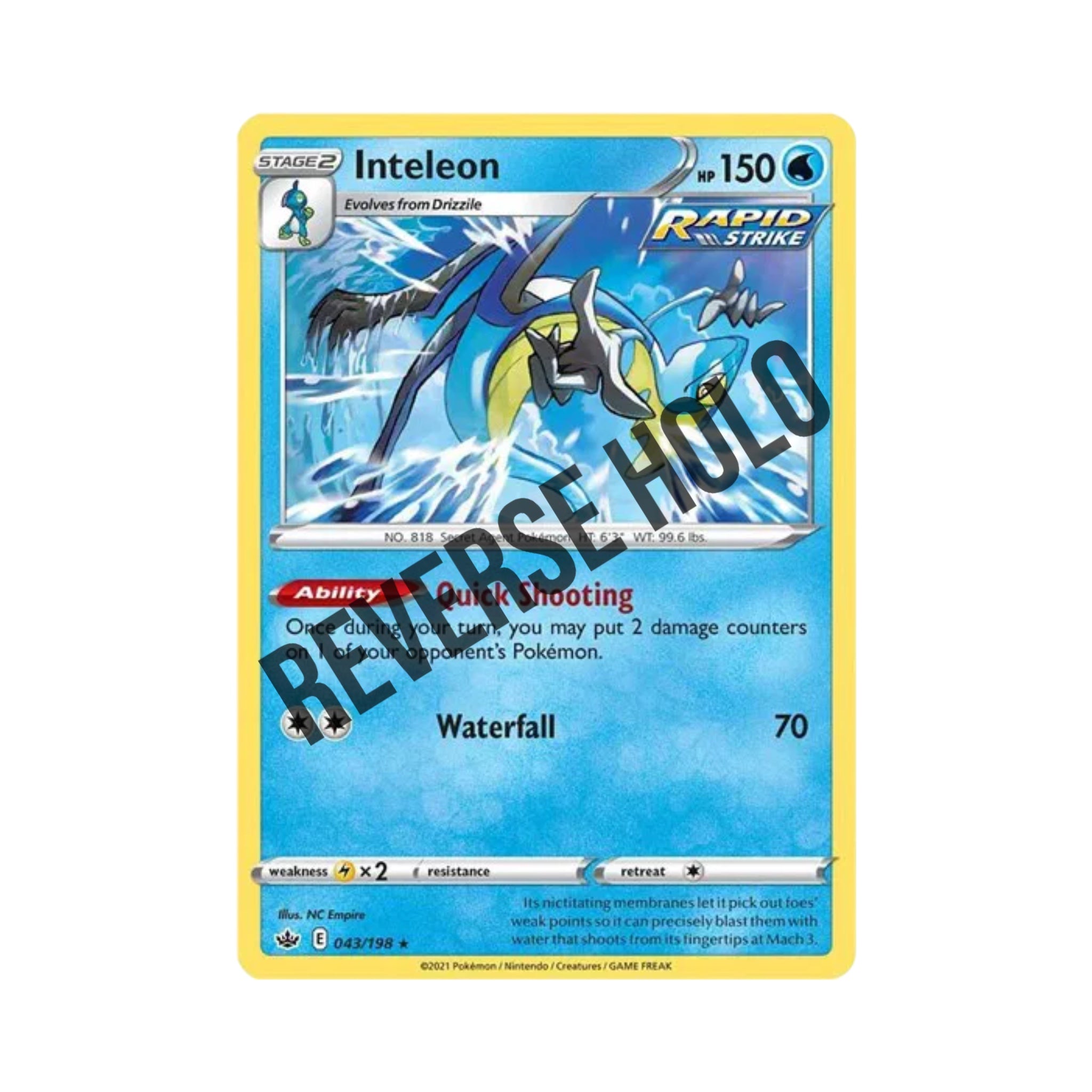 Inteleon (Reverse Holo) 043/198