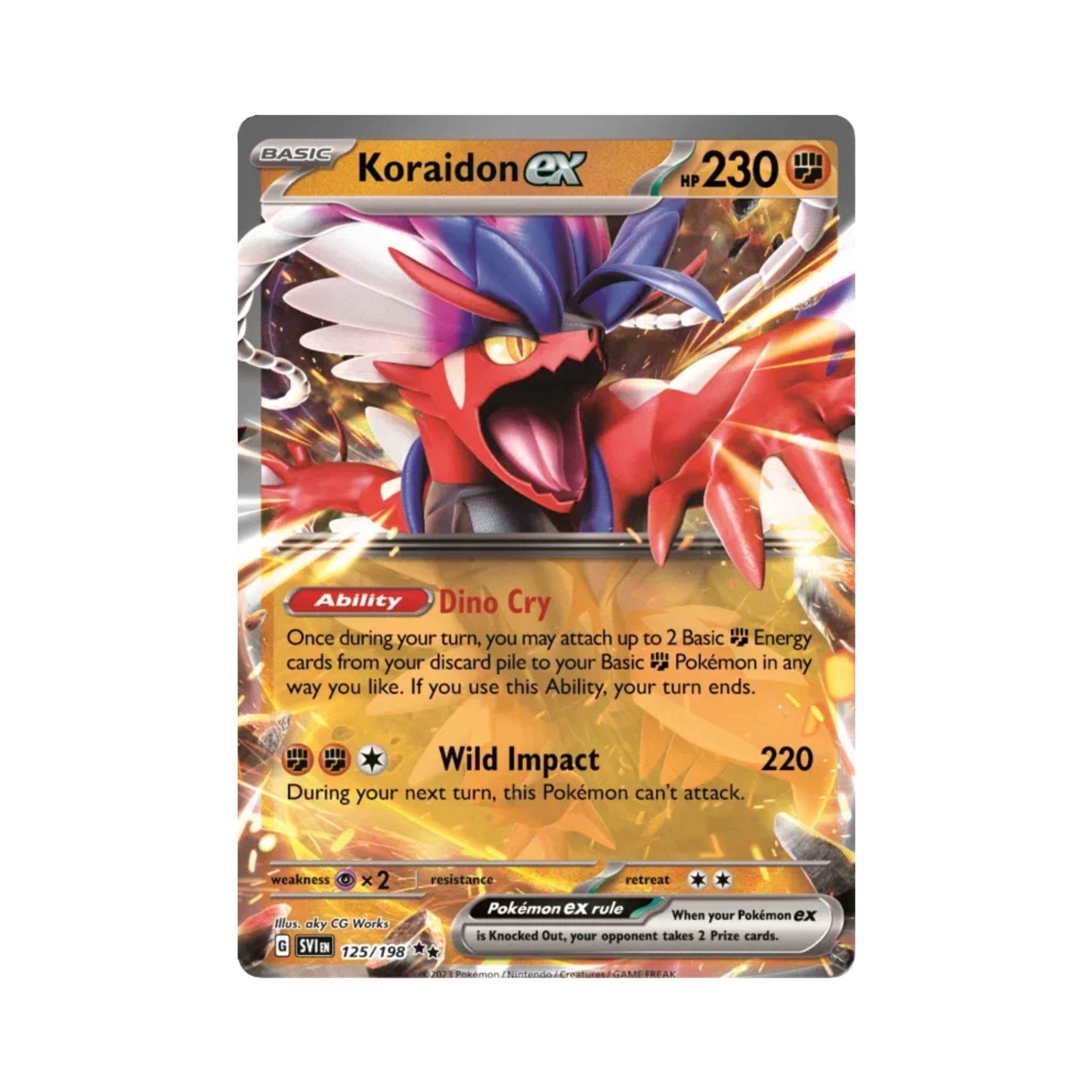 Koraidon ex 125/198