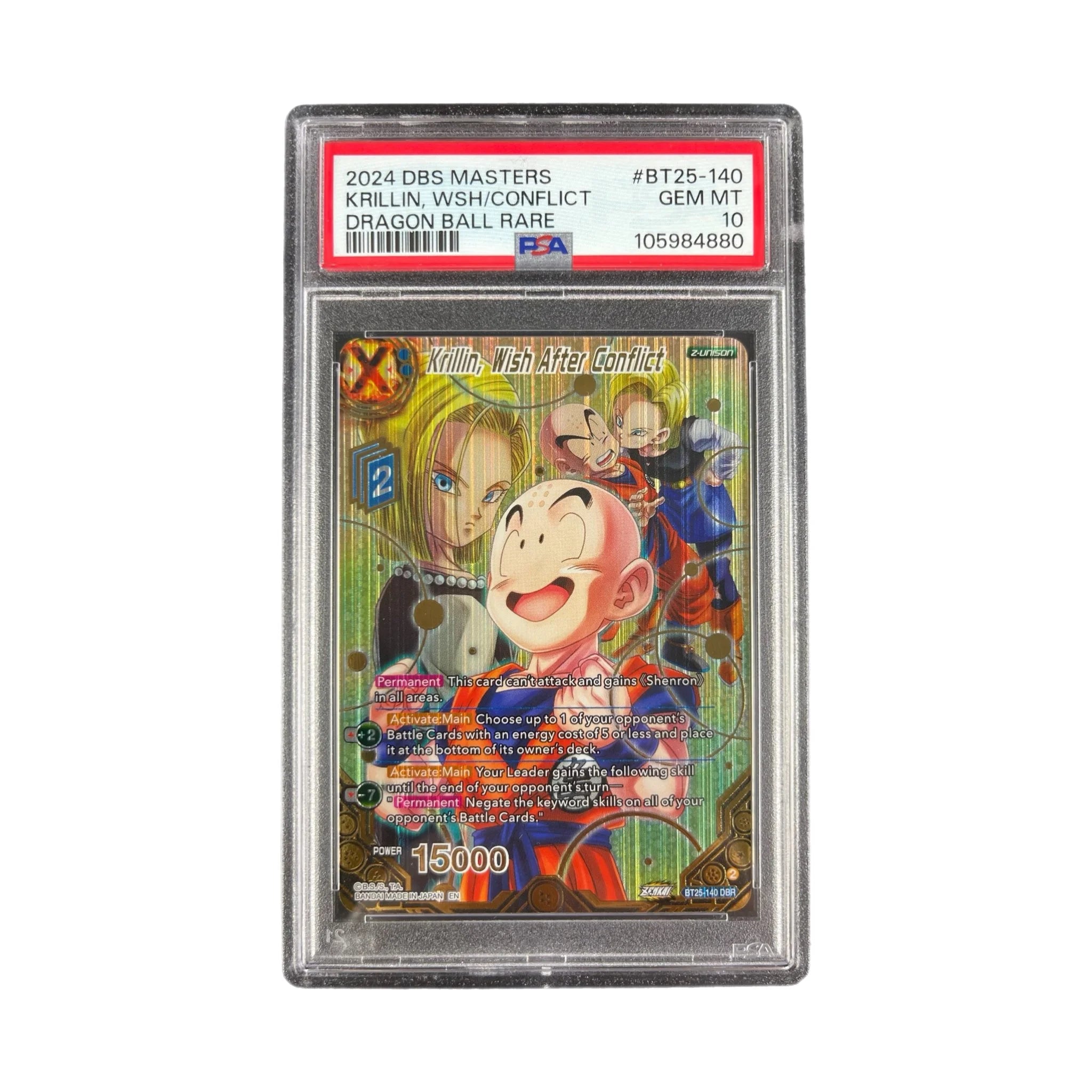 Krillin, Wish After Conflict BT25-140 - PSA 10