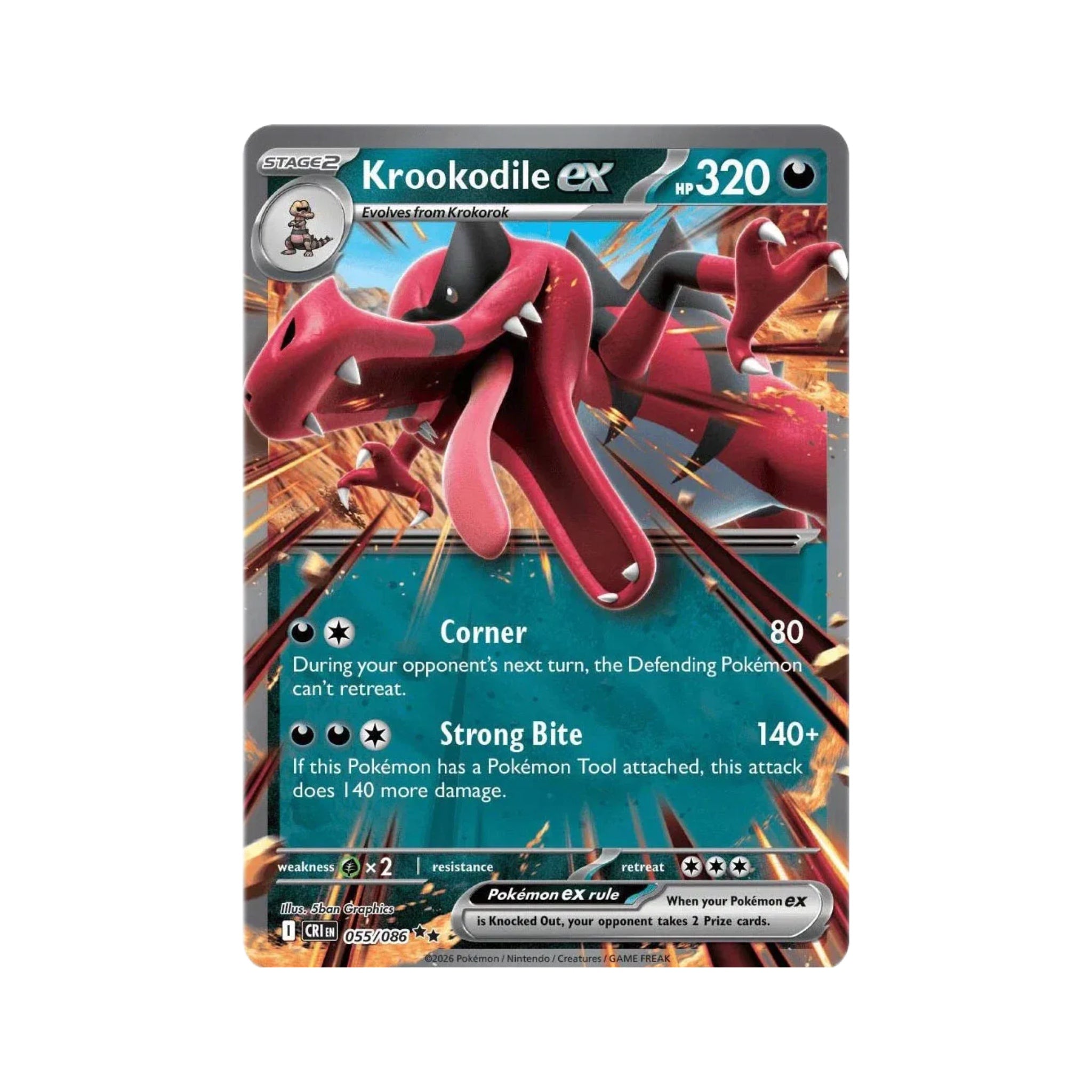 Krookodile EX 055/086