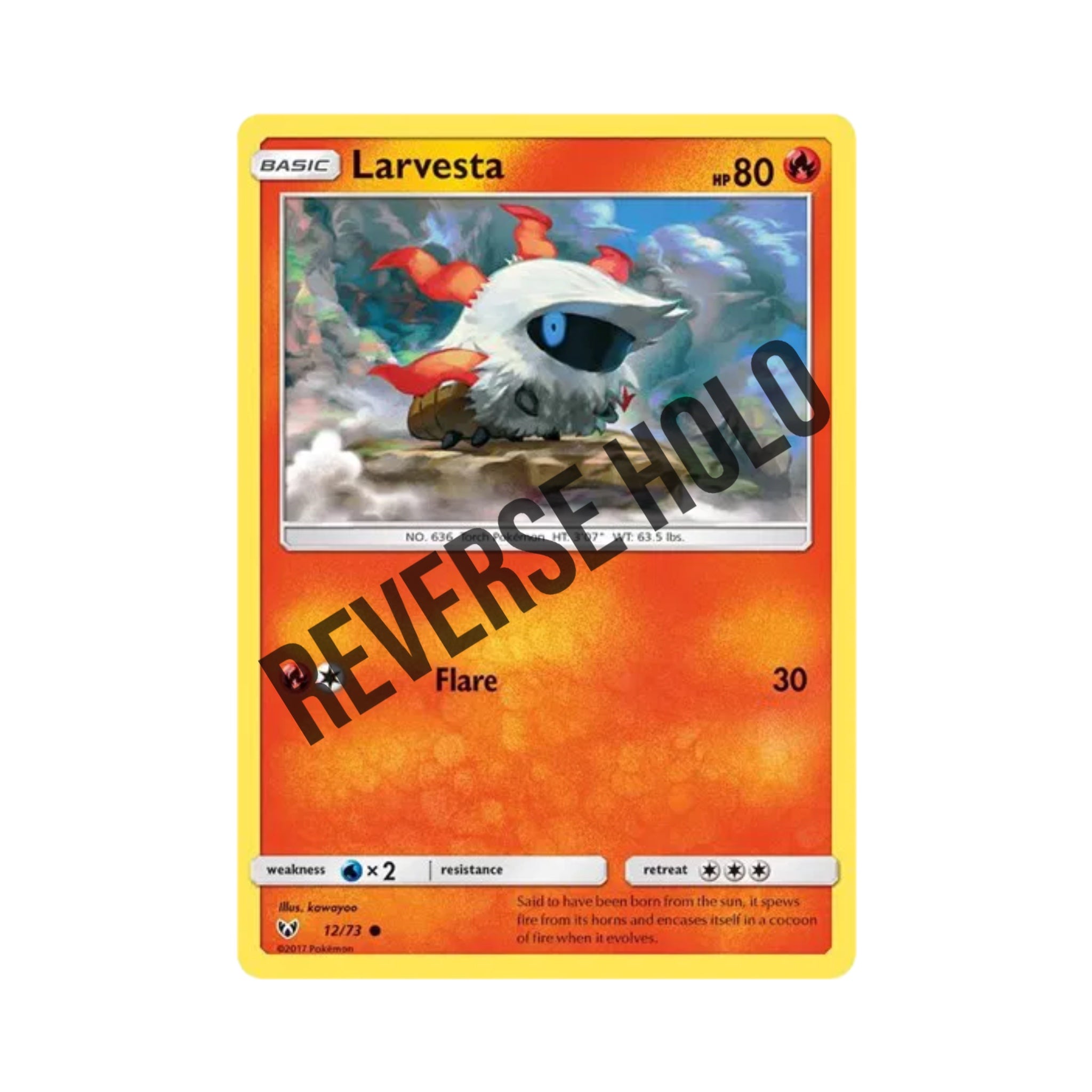 Larvesta (Reverse Holo) 12/73