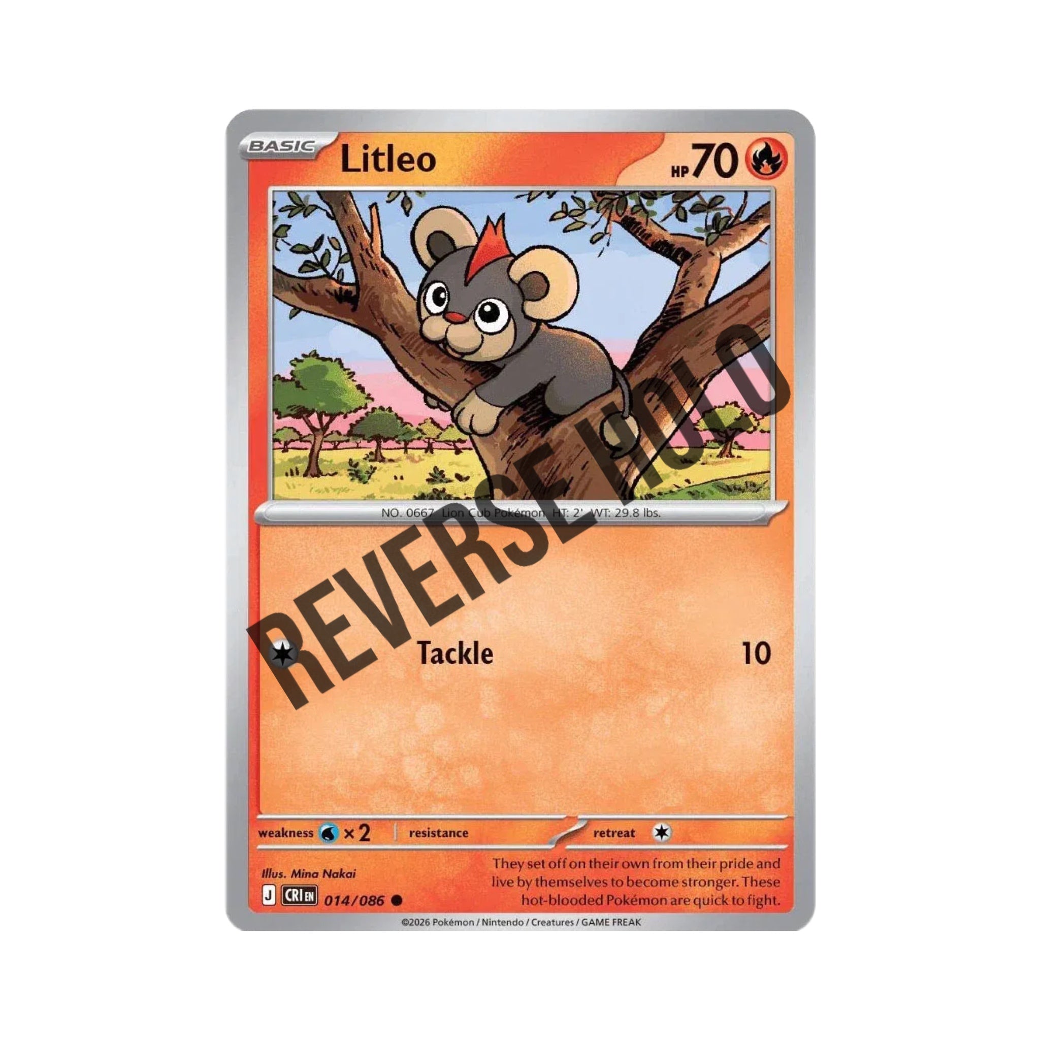 Litleo (Reverse Holo) 014/086