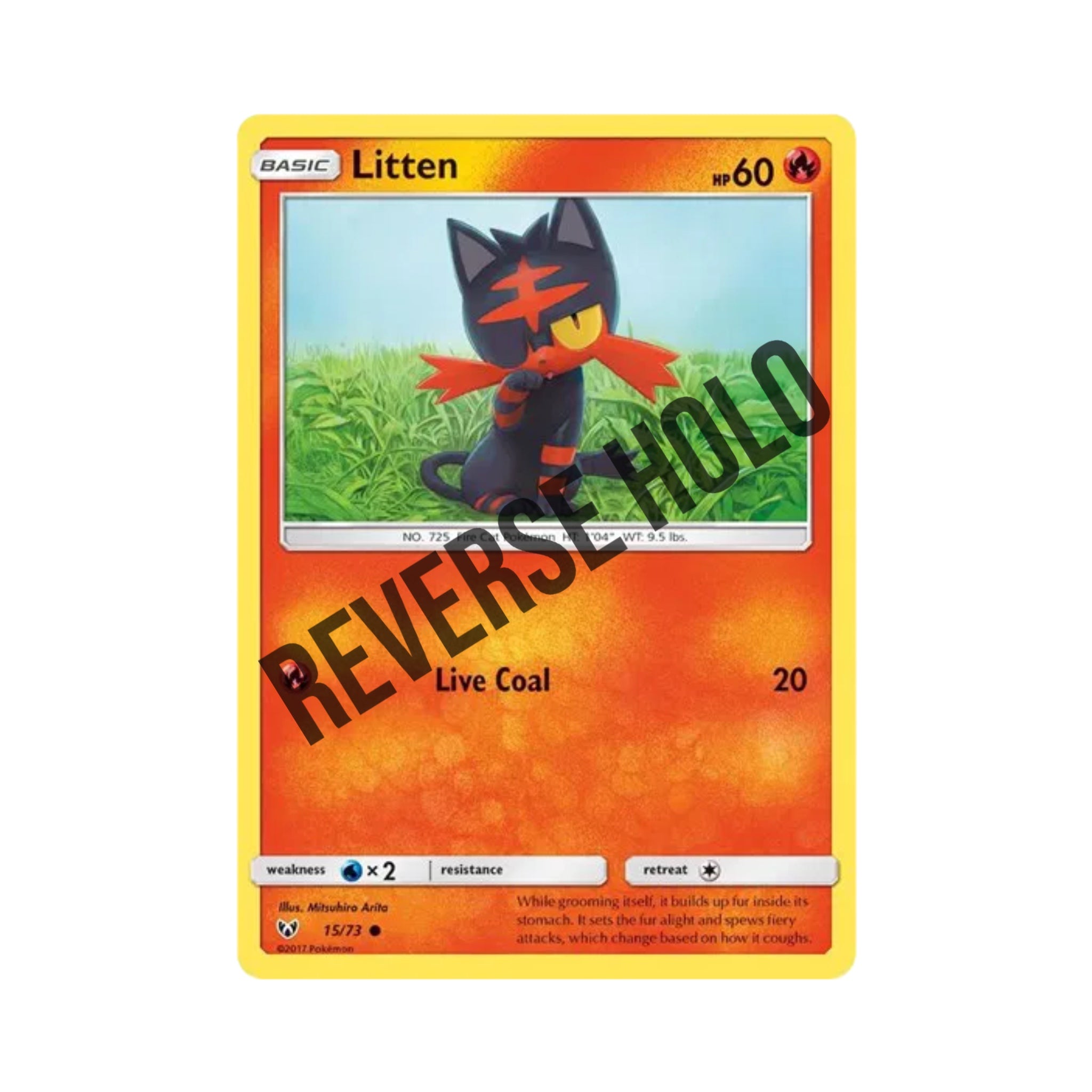 Litten (Reverse Holo) 15