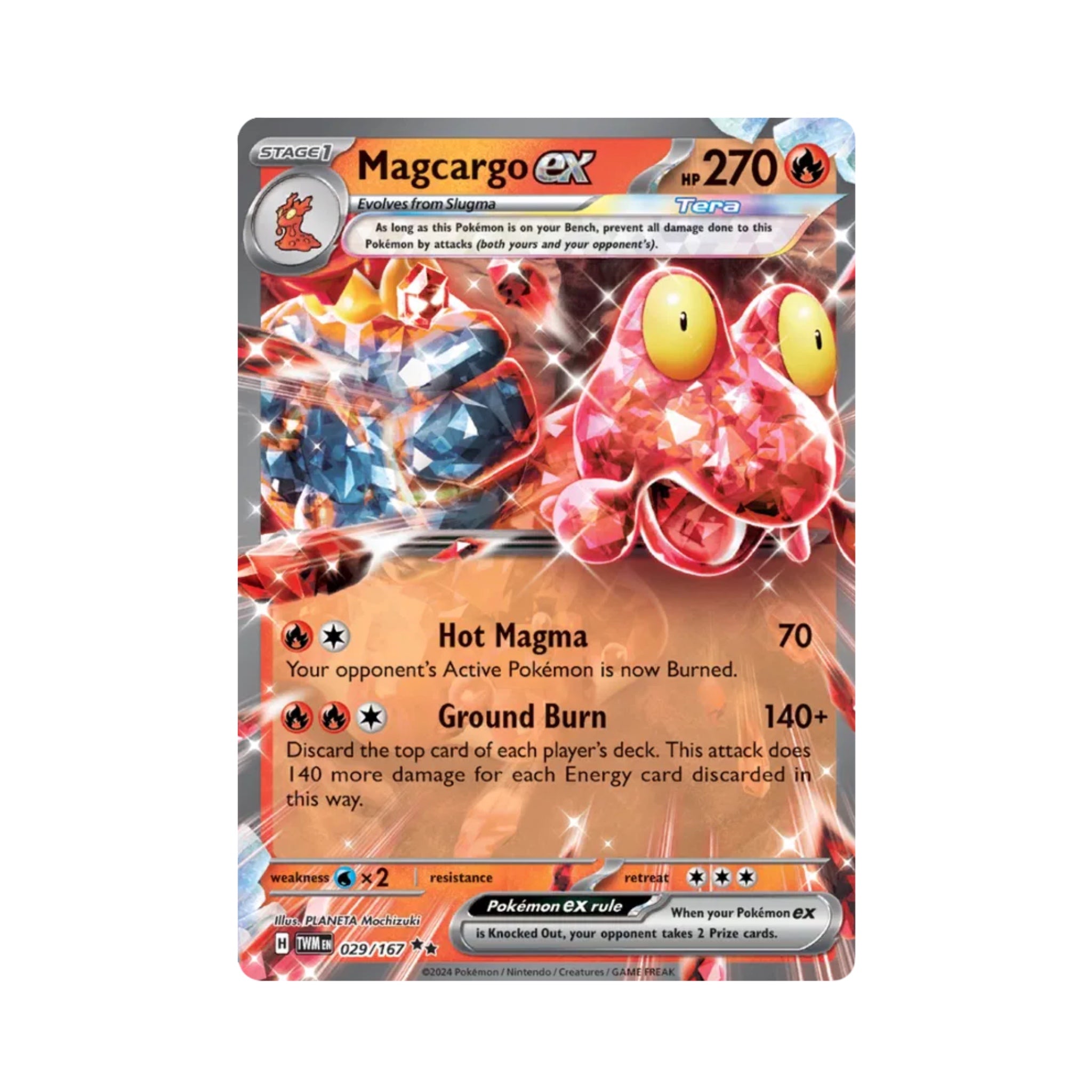 Magcargo ex 29/167
