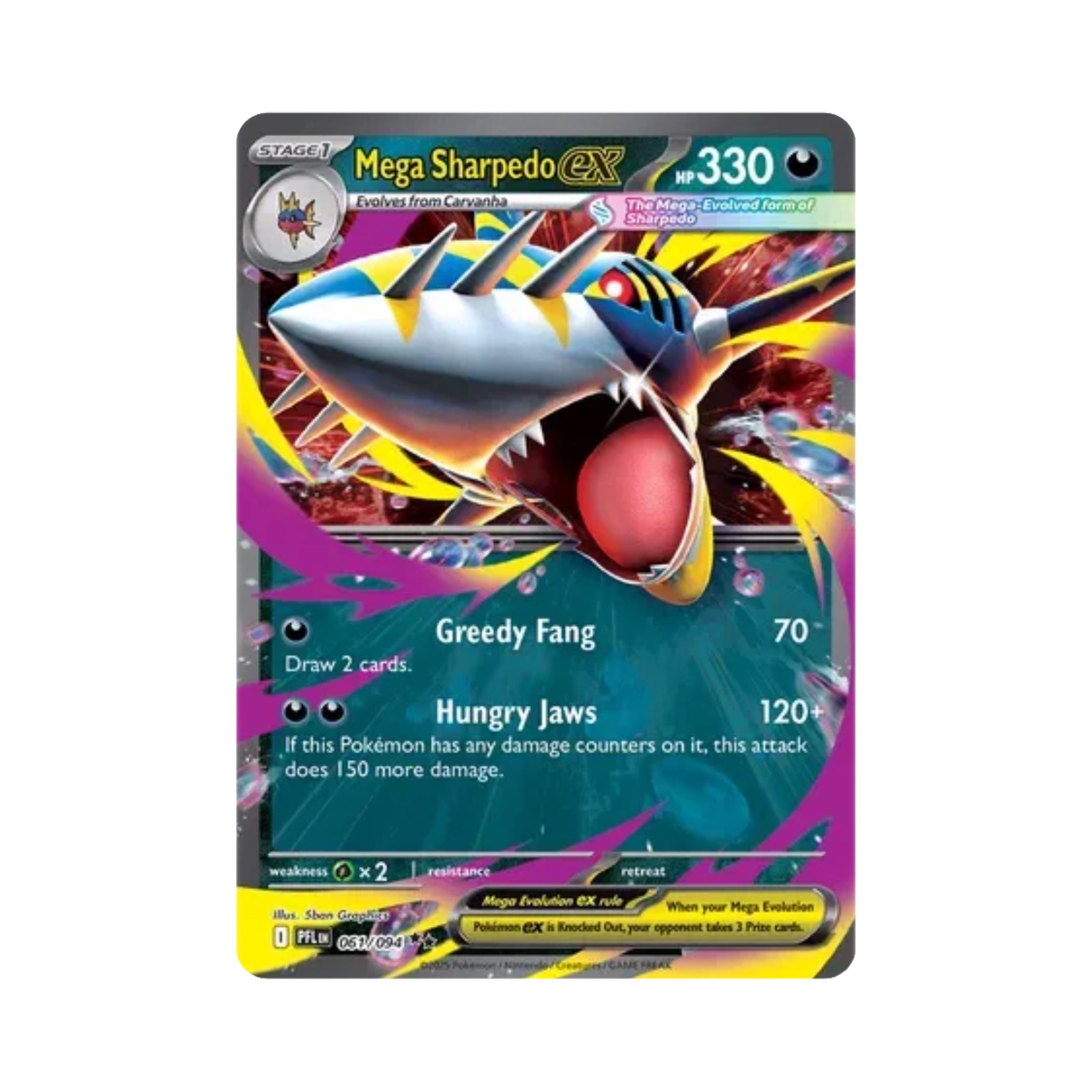 Mega Sharpedo ex 061/094