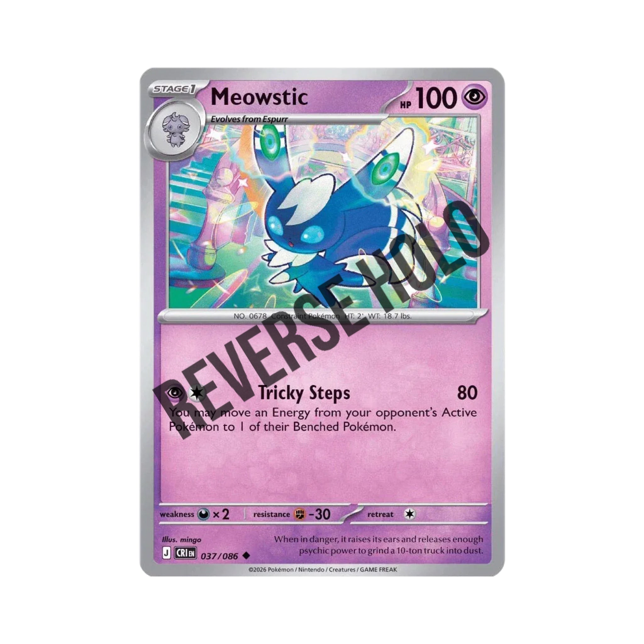 Meowstic (Reverse Holo) 037/086