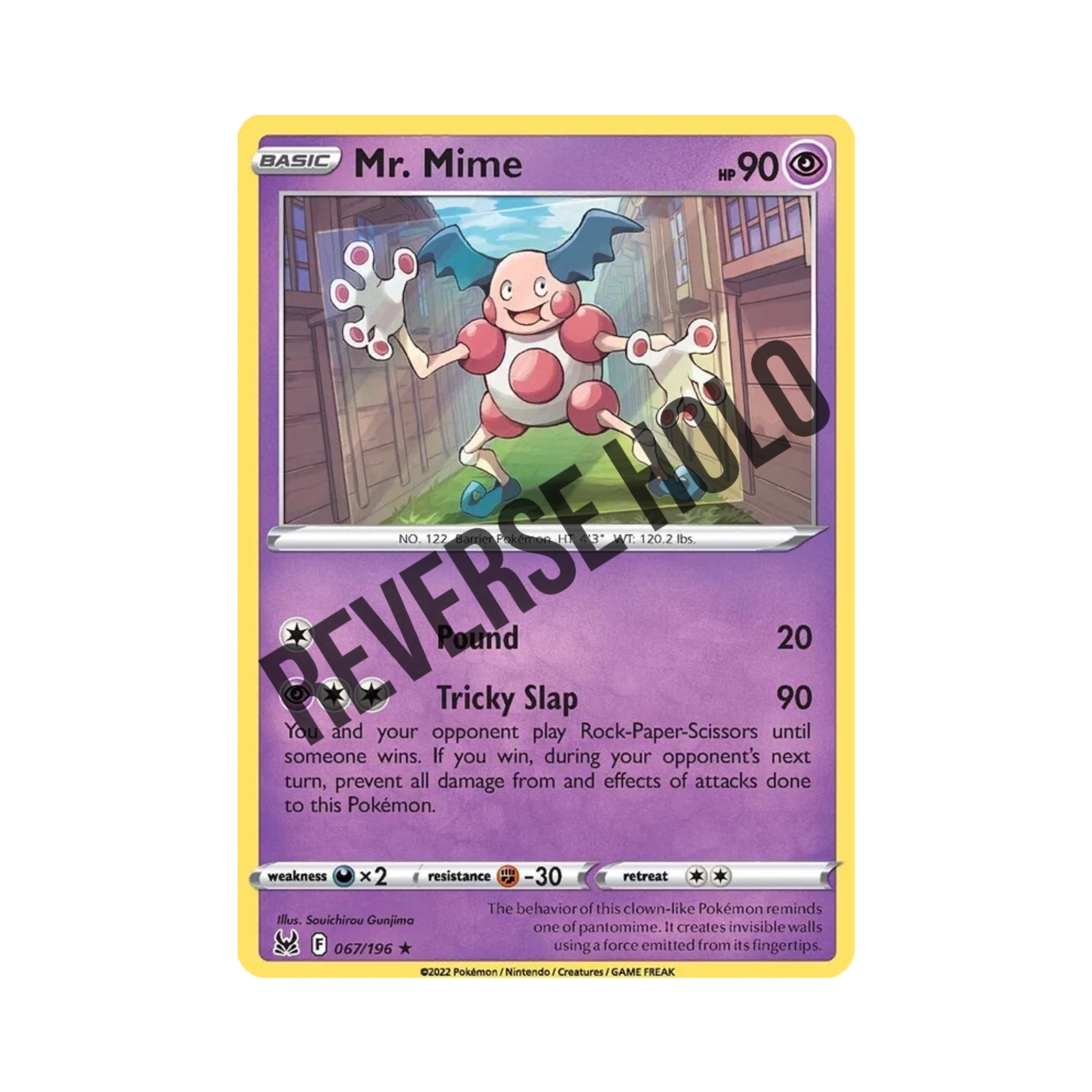 Mr. Mime (Reverse Holo) 067/196