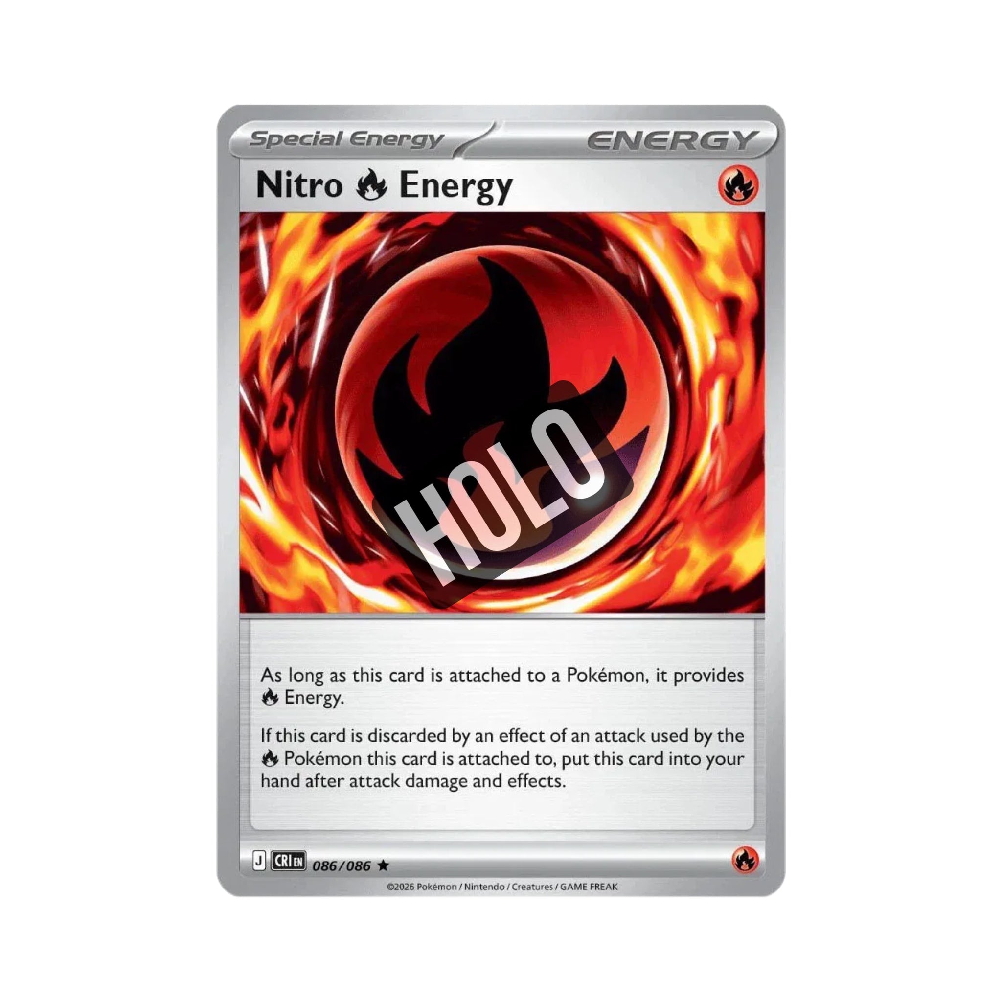 Nitro Fire Energy (Holo) 086/086