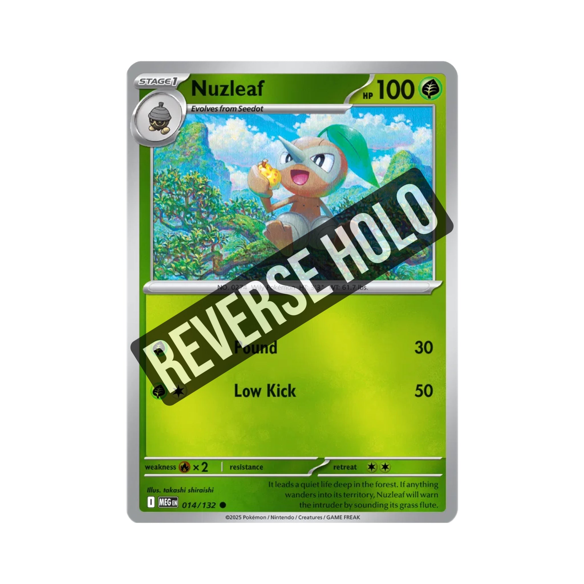 Nuzleaf (Reverse Holo) 014/132