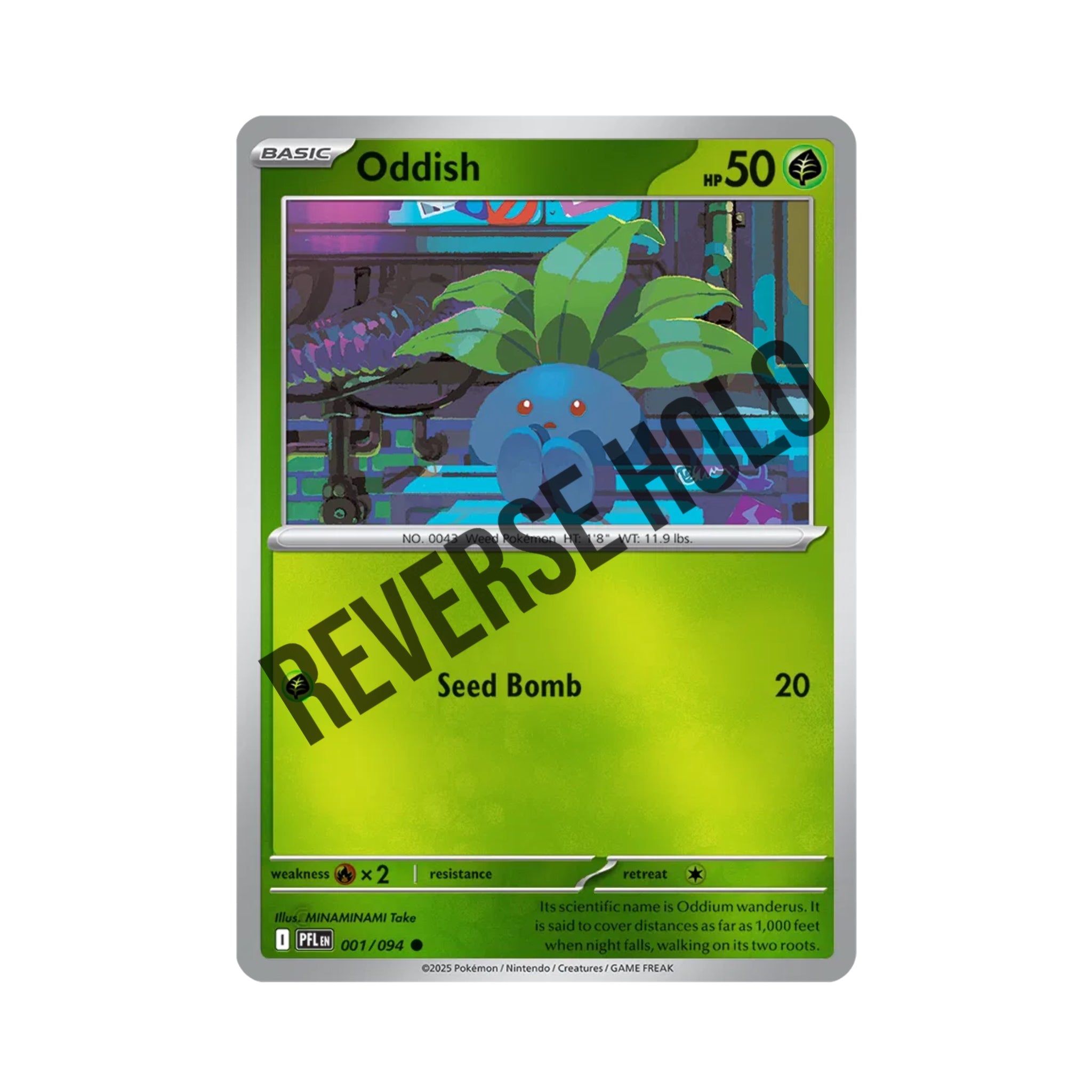Oddish (Reverse Holo) 001/094