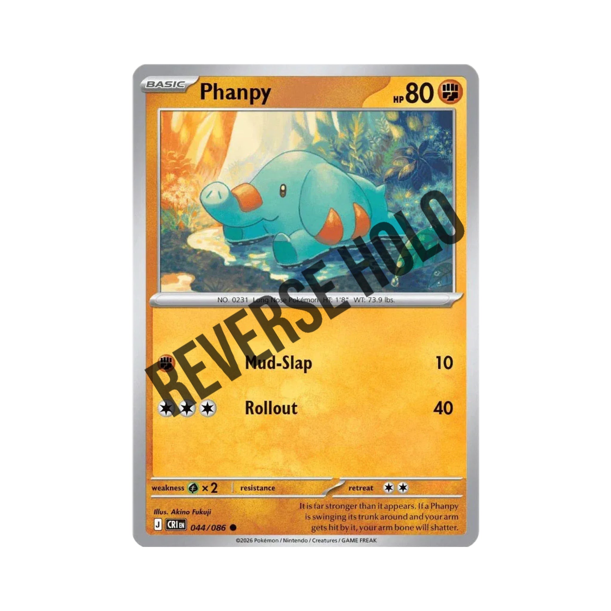 Phanpy (Reverse Holo) 044/086