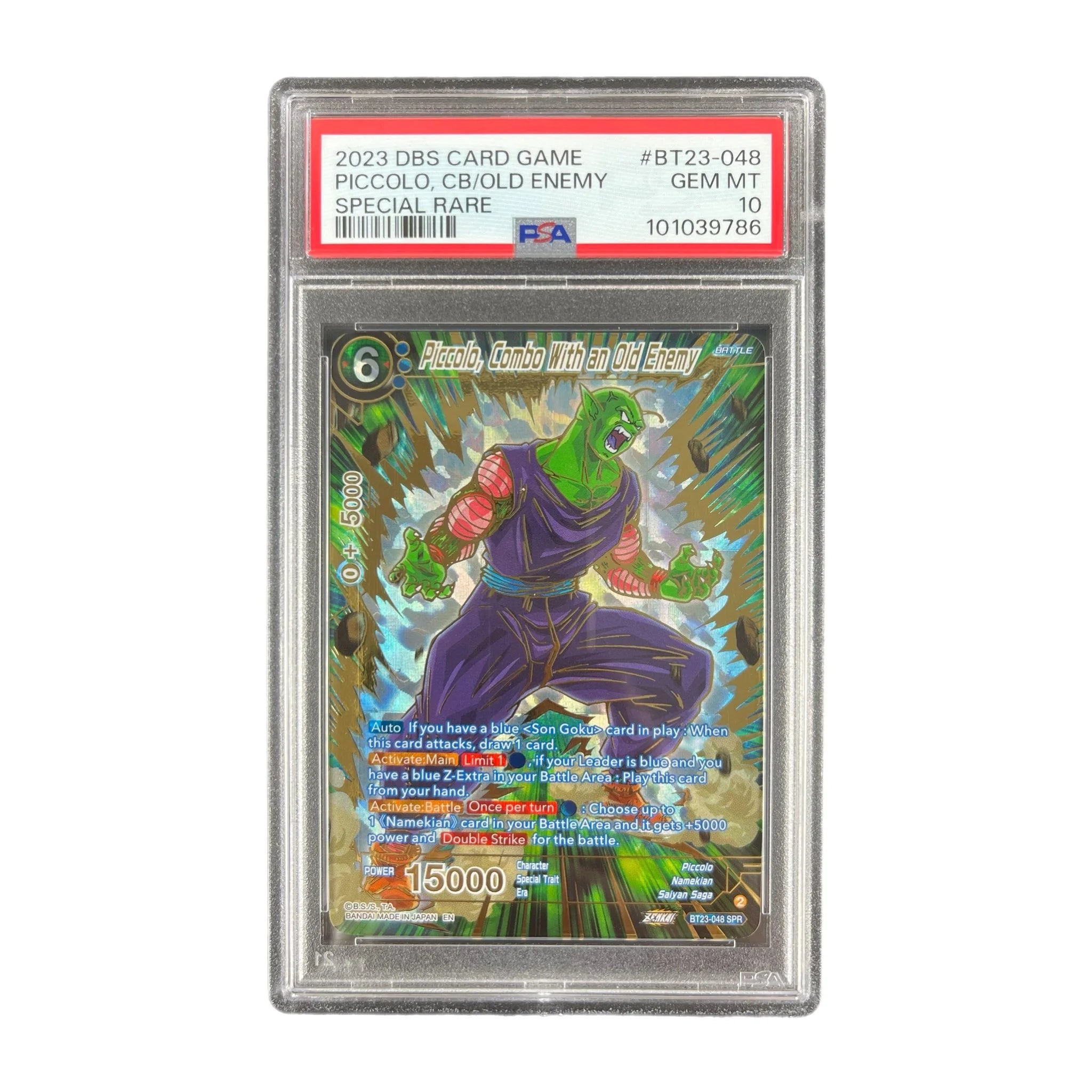 Piccolo, Combo with an Old Enemy BT23-048 - PSA 10