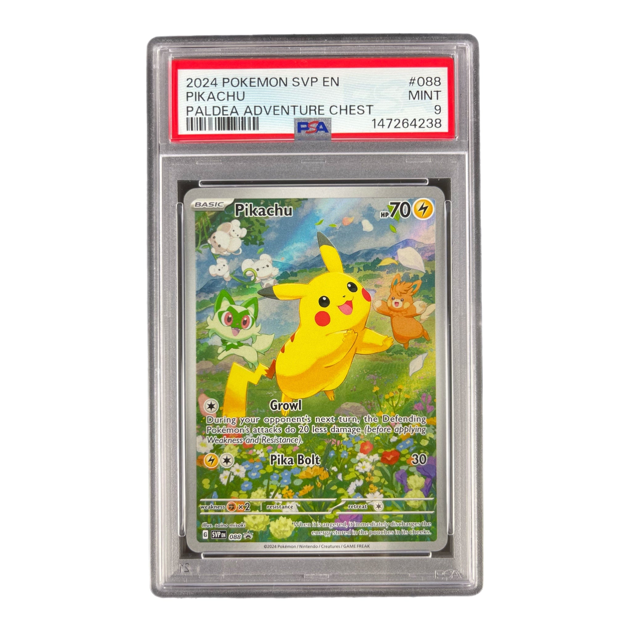 Pikachu SVP 088 - PSA 9