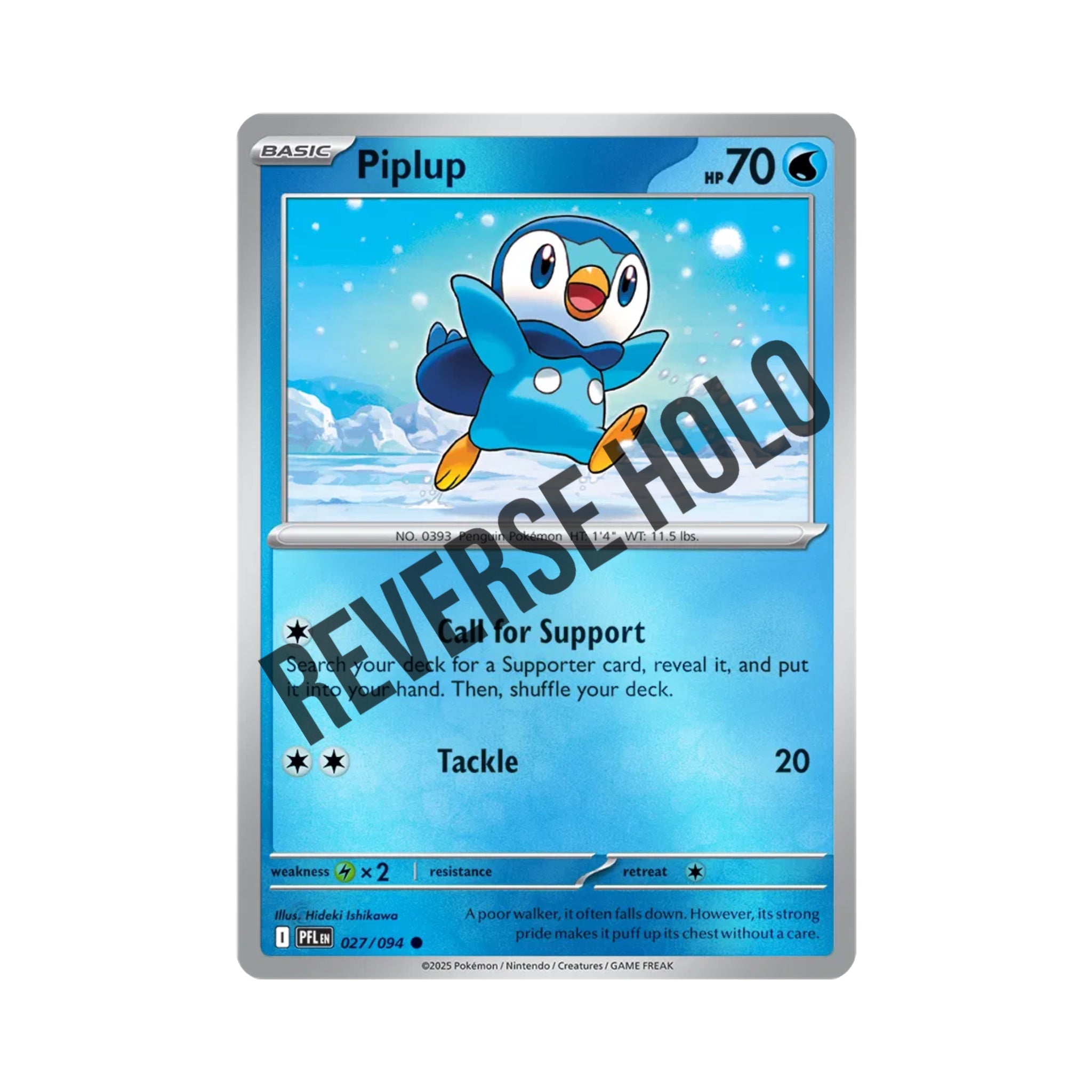 Piplup (Reverse Holo) 027/094