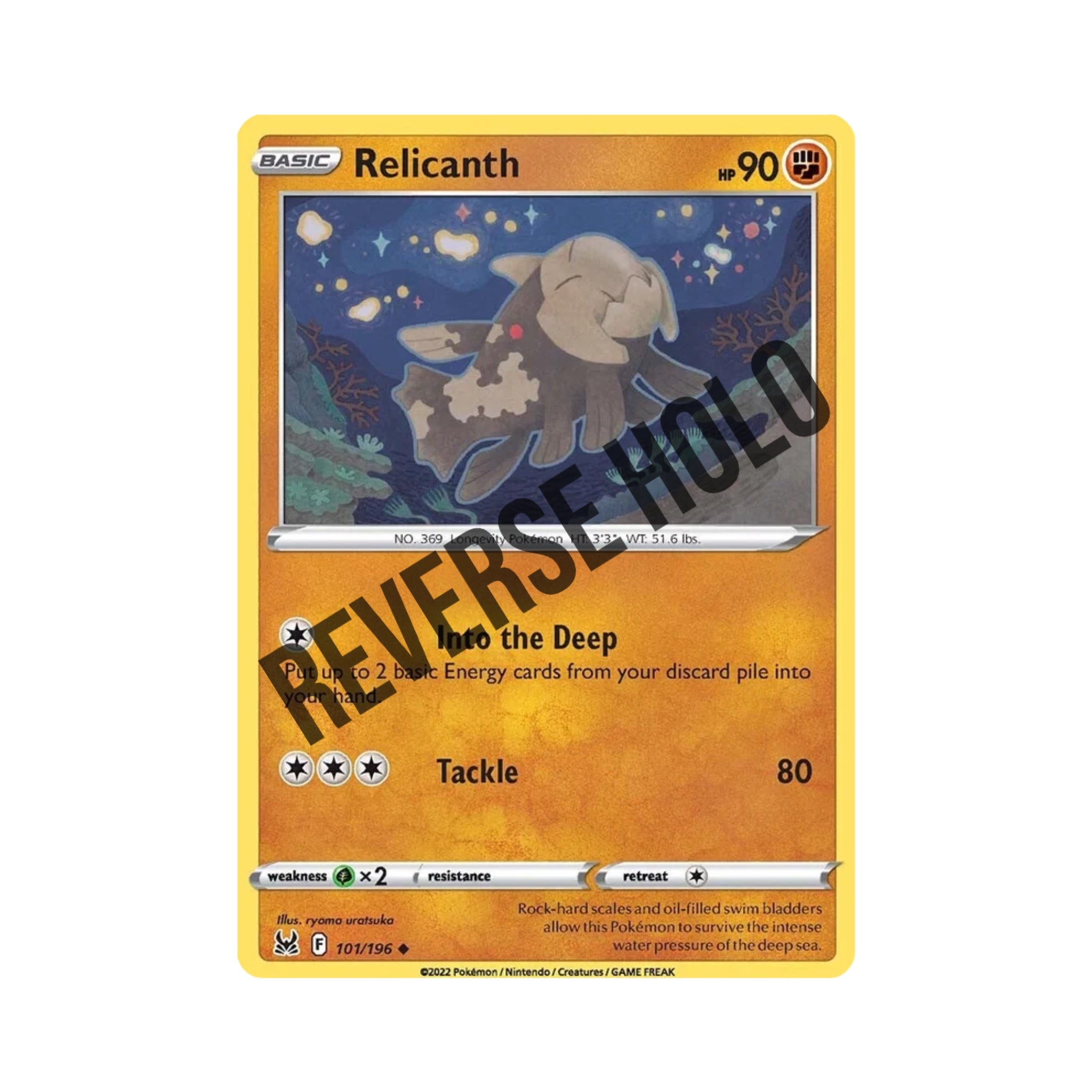 Relicanth (Reverse Holo) 101/196