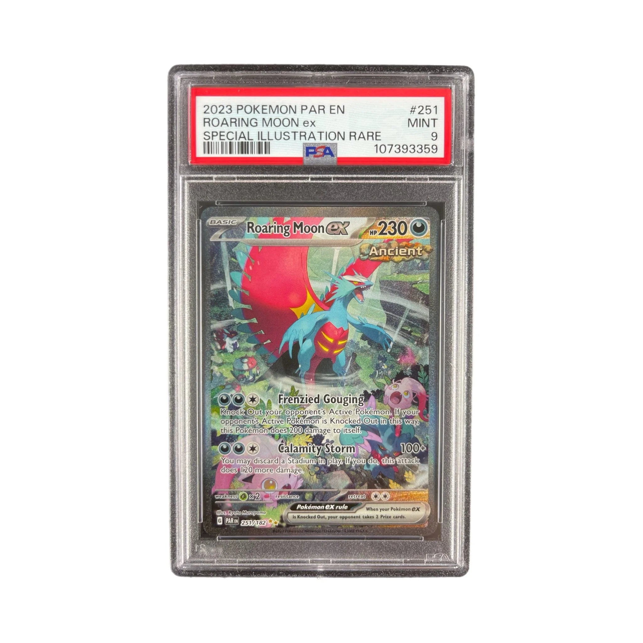 Roaring Moon EX 251/182 - PSA 9