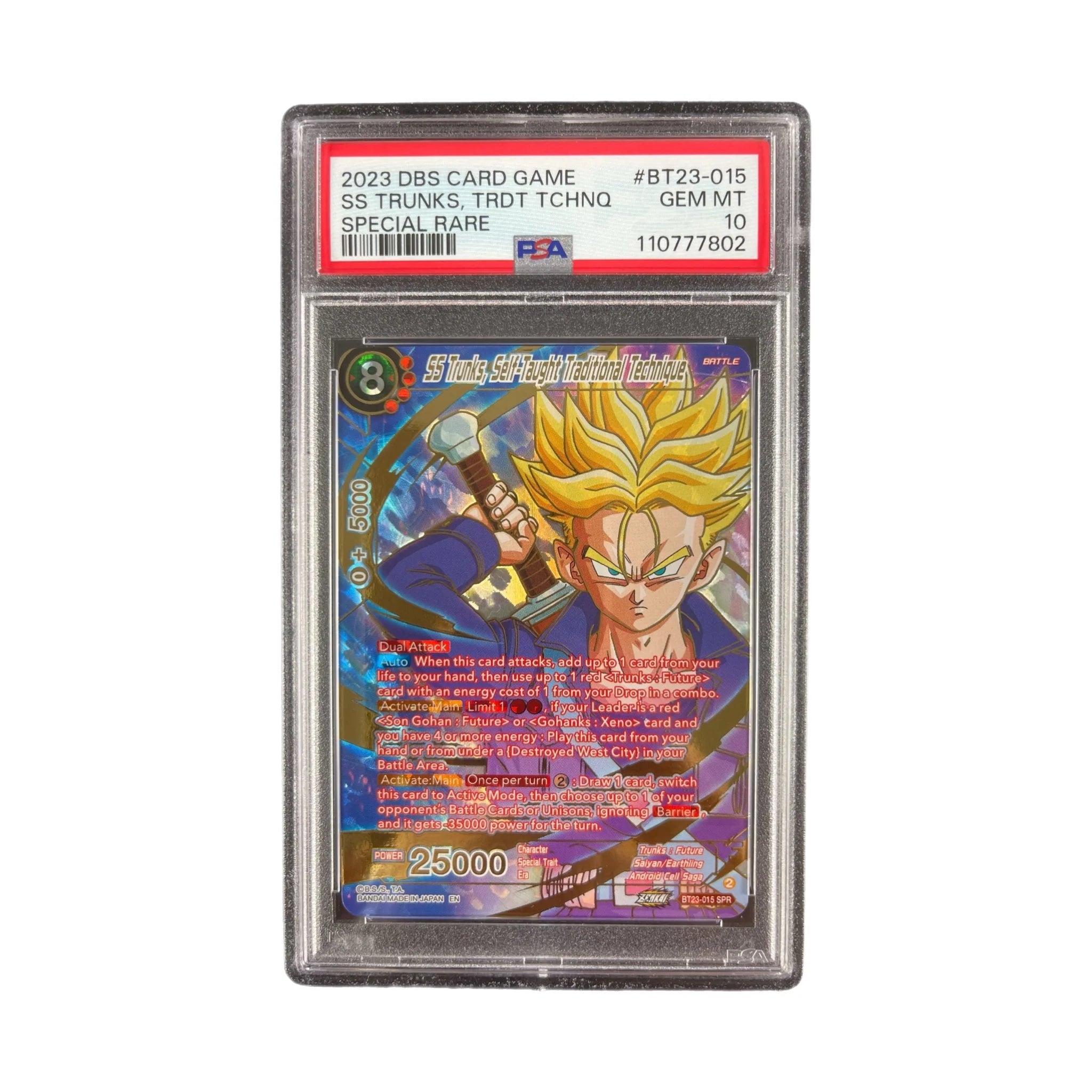 SS Trunks Self-Taught Traditional Technique BT23-015 - PSA 10