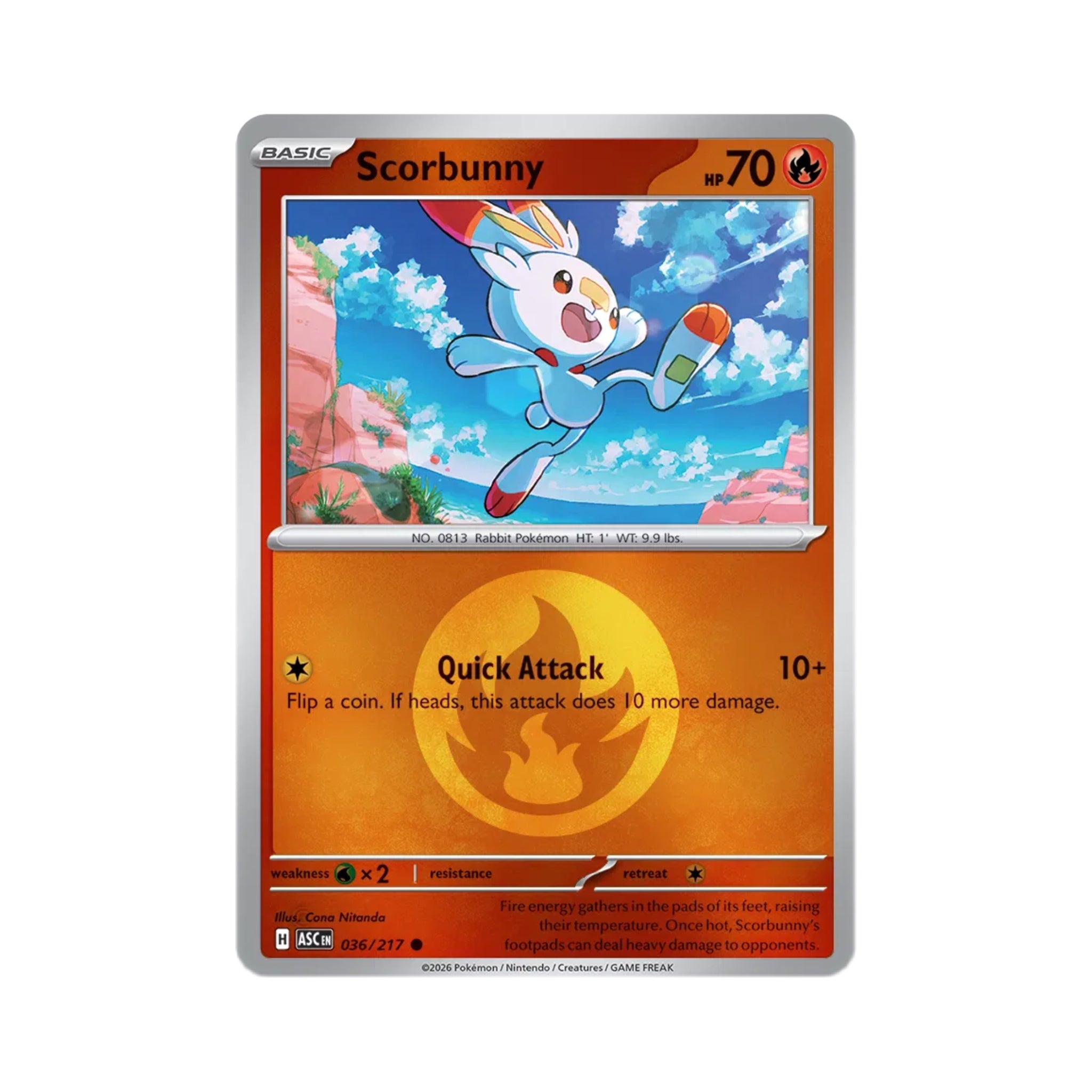 Scorbunny (Energy Symbol Pattern) 036/217