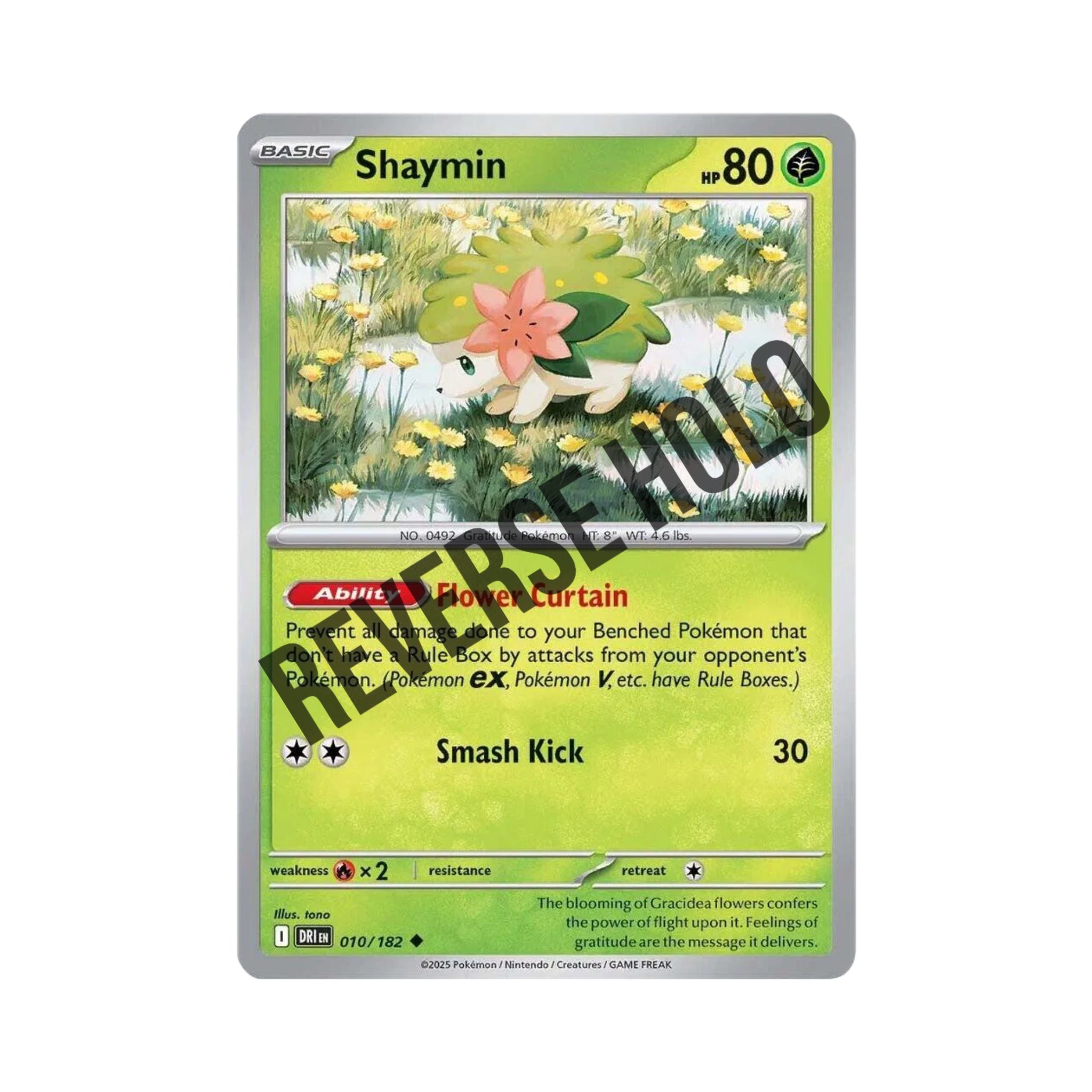 Shaymin (Reverse Holo) 010/182