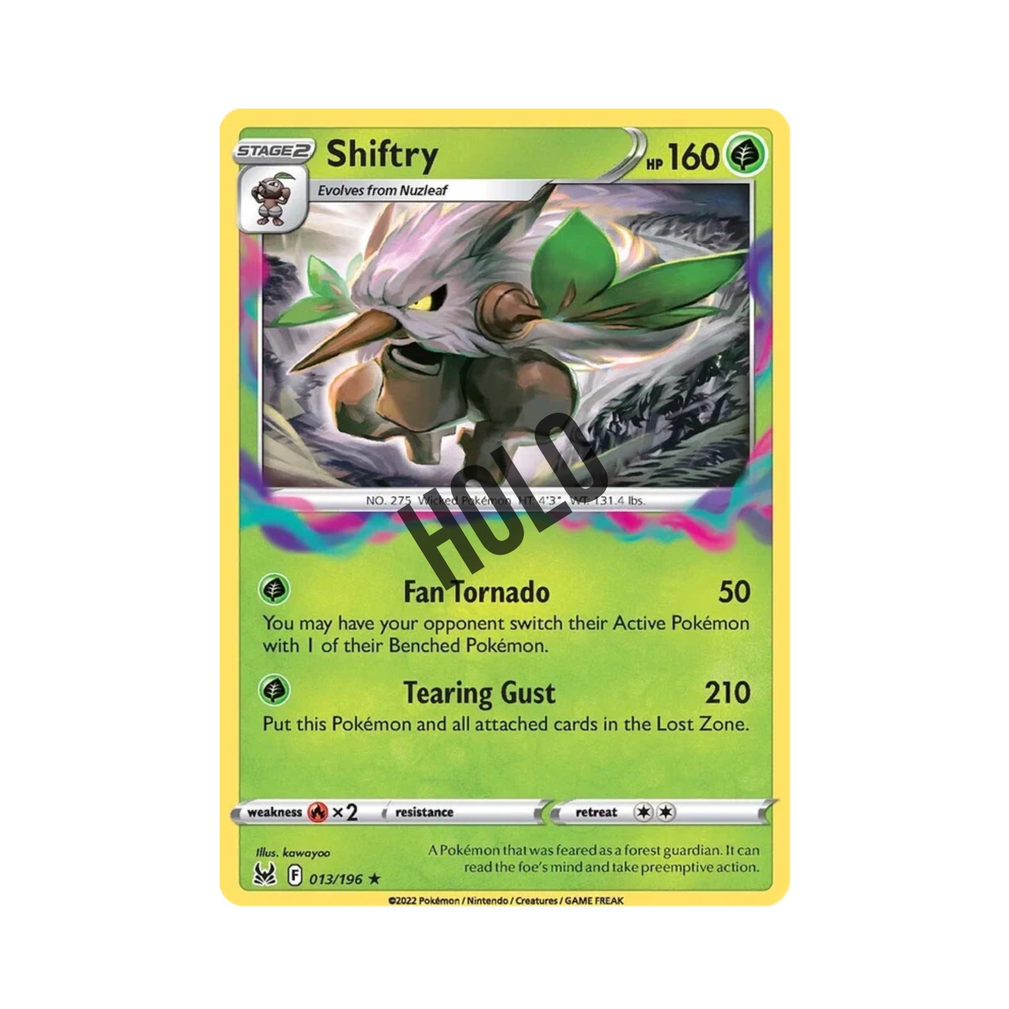 Shiftry (Holo) 013/196