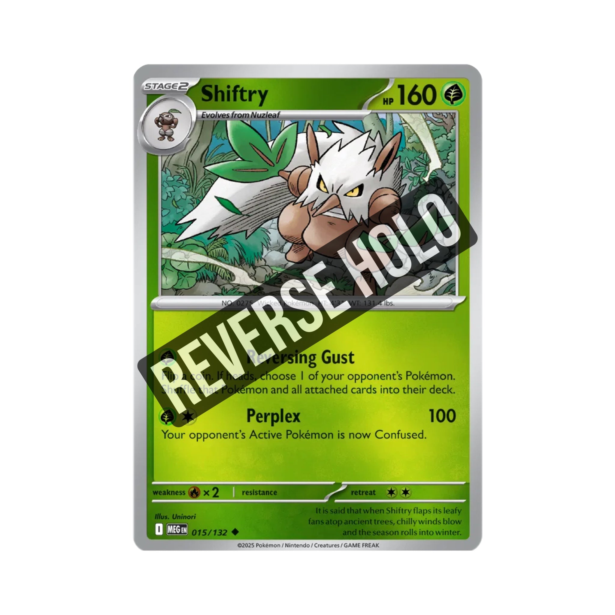Shiftry (Reverse Holo) 015/132
