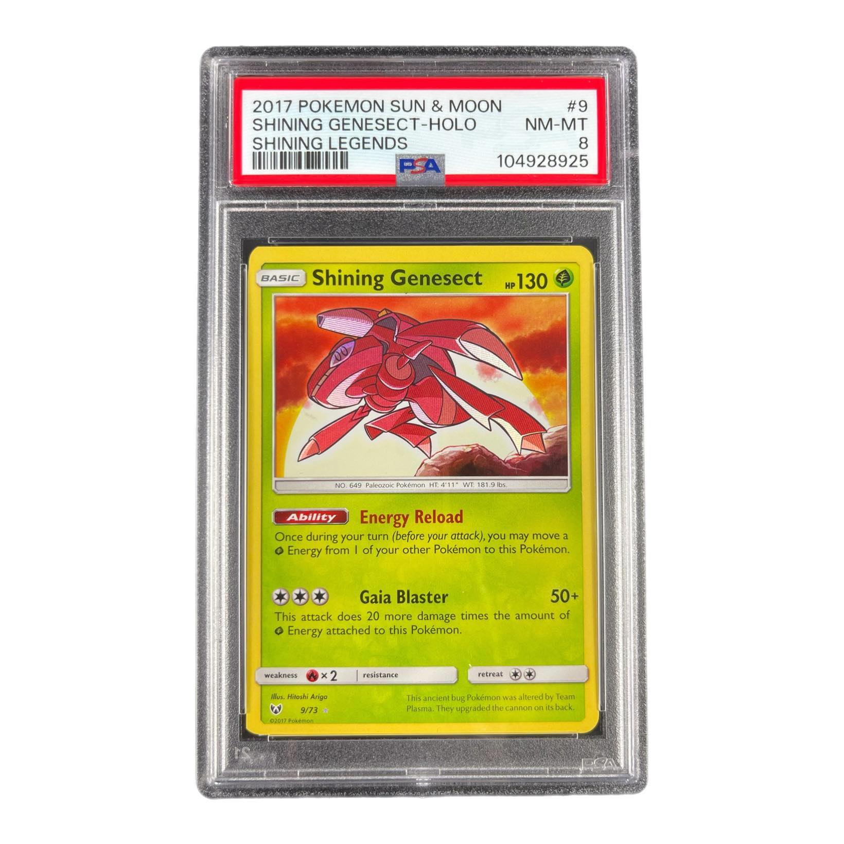 Shining Genesect 09/73 - PSA 8 – collectd