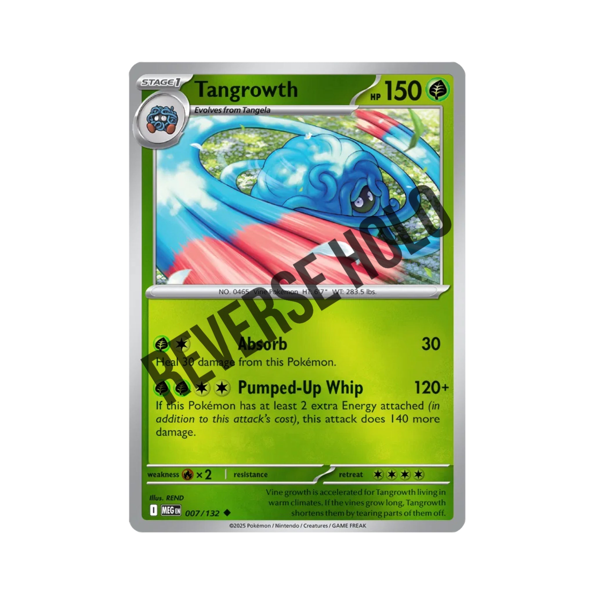 Tangrowth (Reverse Holo) 007/132