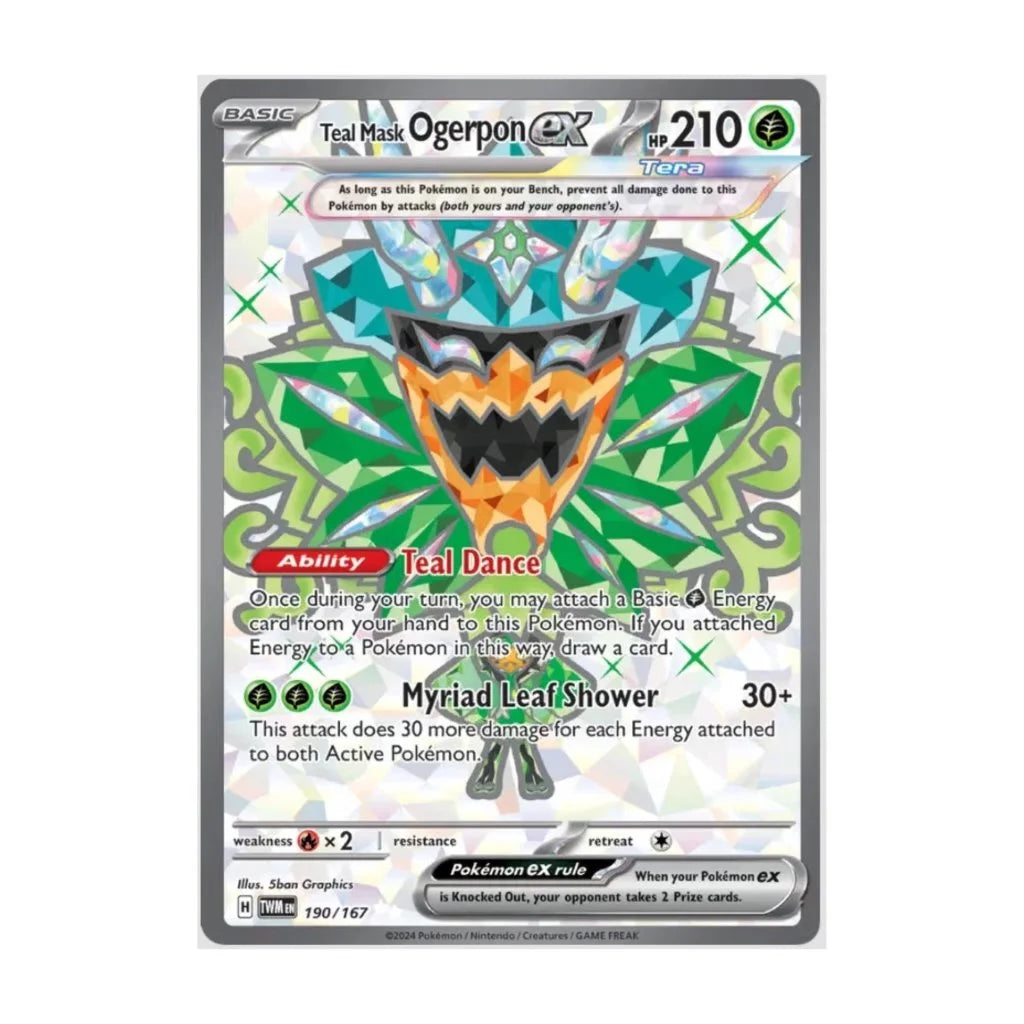 Teal Mask Ogerpon EX 190/167